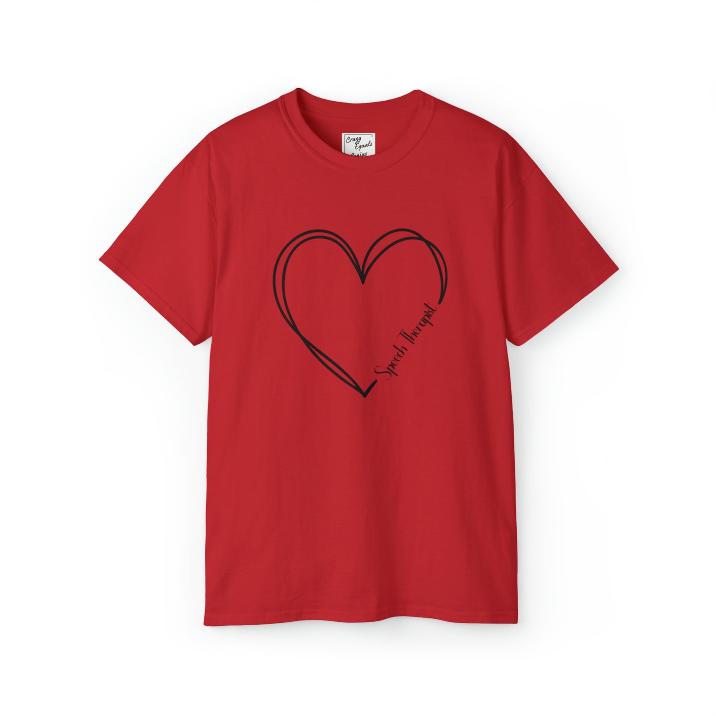 Heart Speech Therapist Ultra Cotton Tee