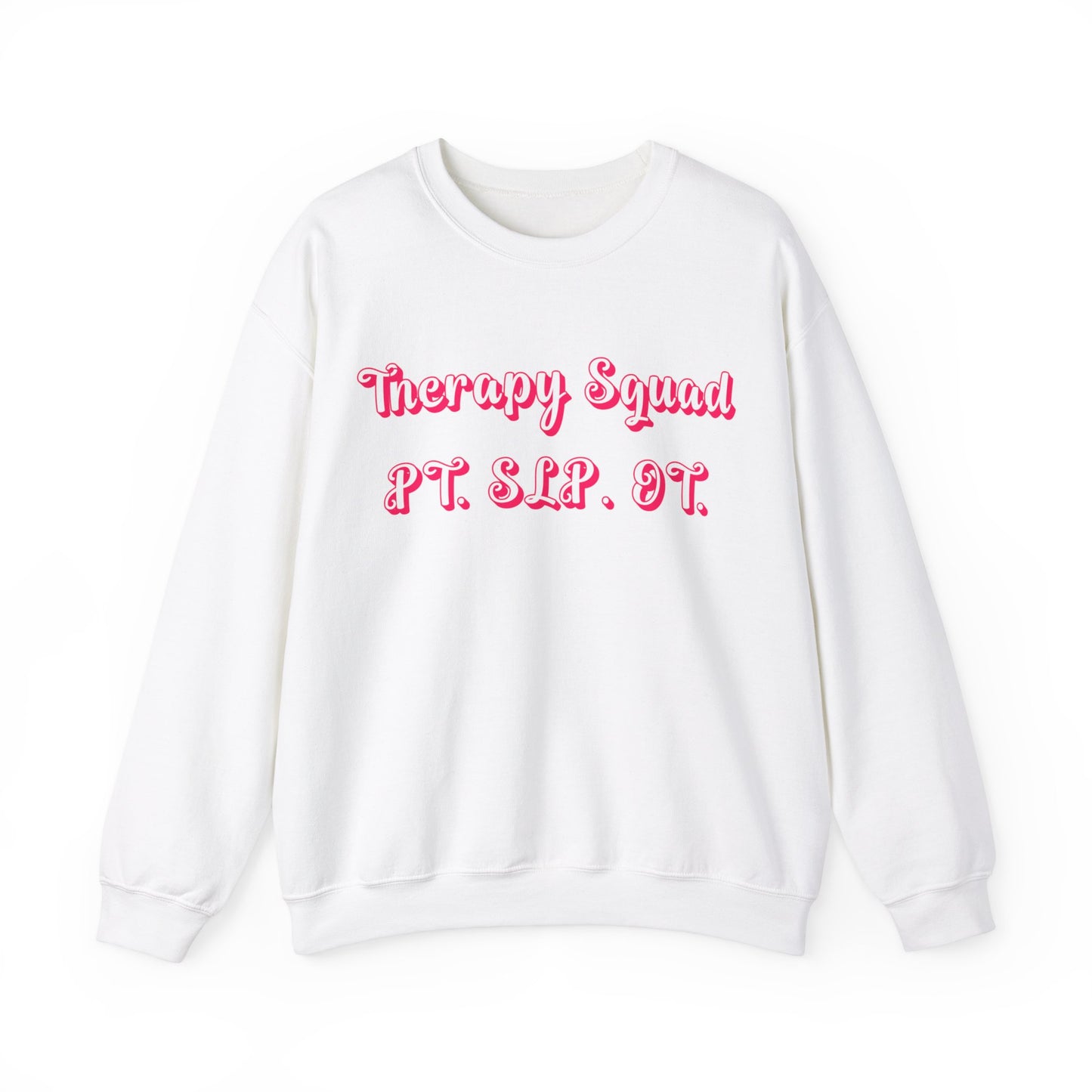 Pink and Bubbly Therapy Squad Heavy Blend™ Crewneck Sweatshirt