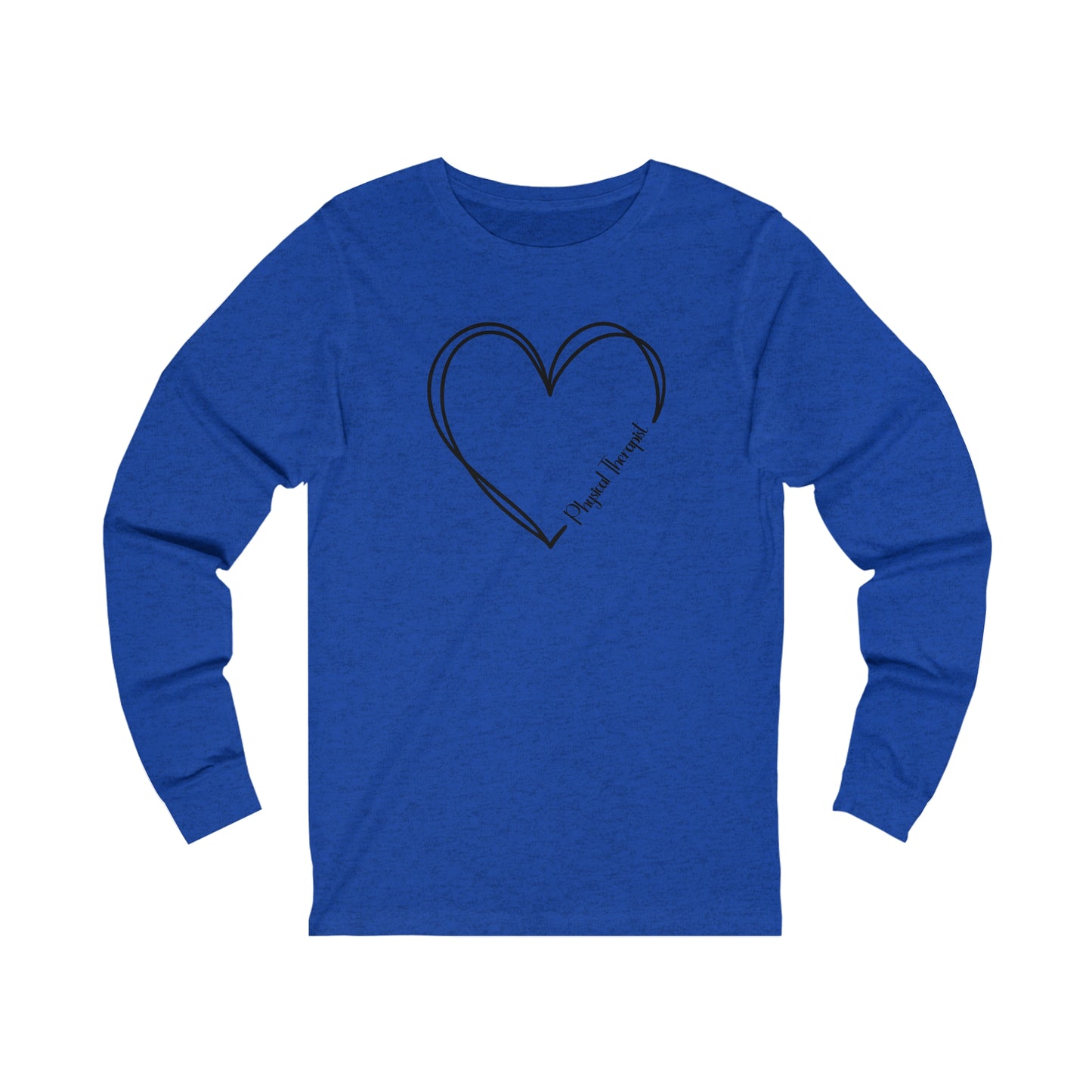 Heart Physical Therapist Jersey Long Sleeve Tee