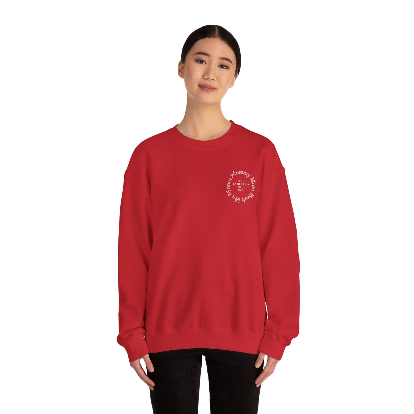 Evolution of a Mom Heavy Blend™ Crewneck Sweatshirt