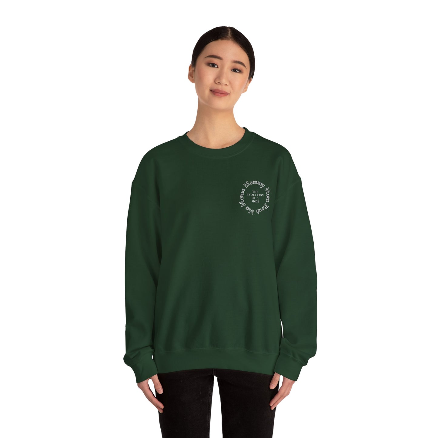 Evolution of a Mom Heavy Blend™ Crewneck Sweatshirt
