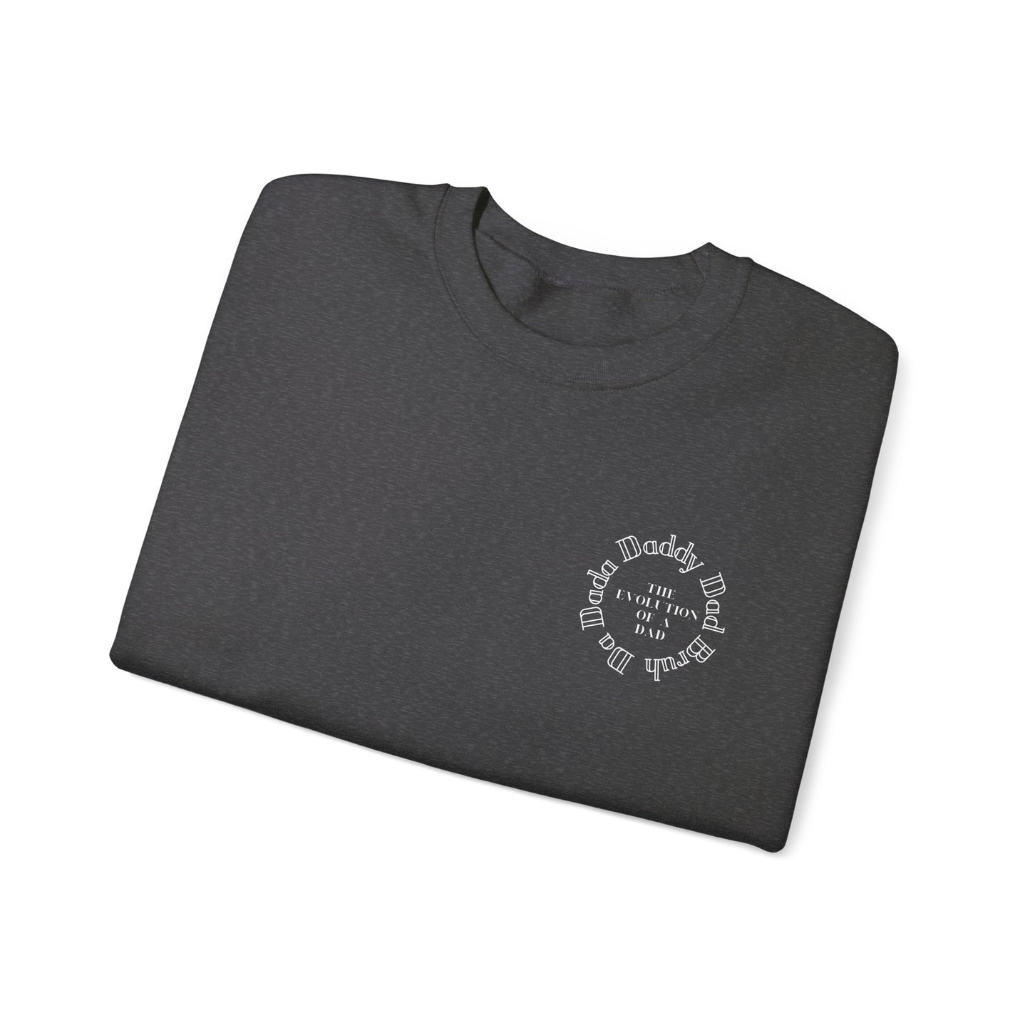 Evolution of a Dad Heavy Blend™ Crewneck Sweatshirt
