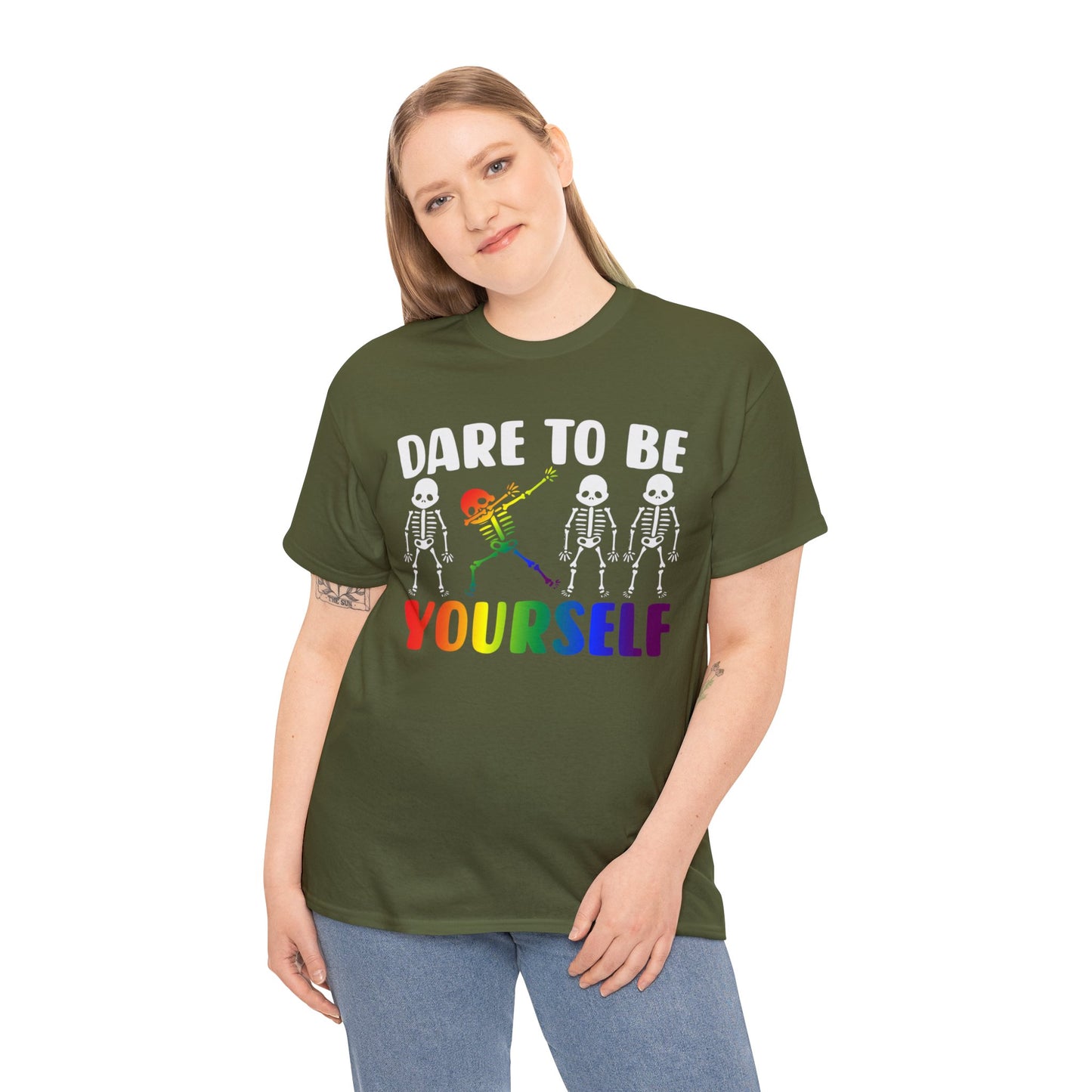 Dare to Be Yourself Heavy Cotton Tee