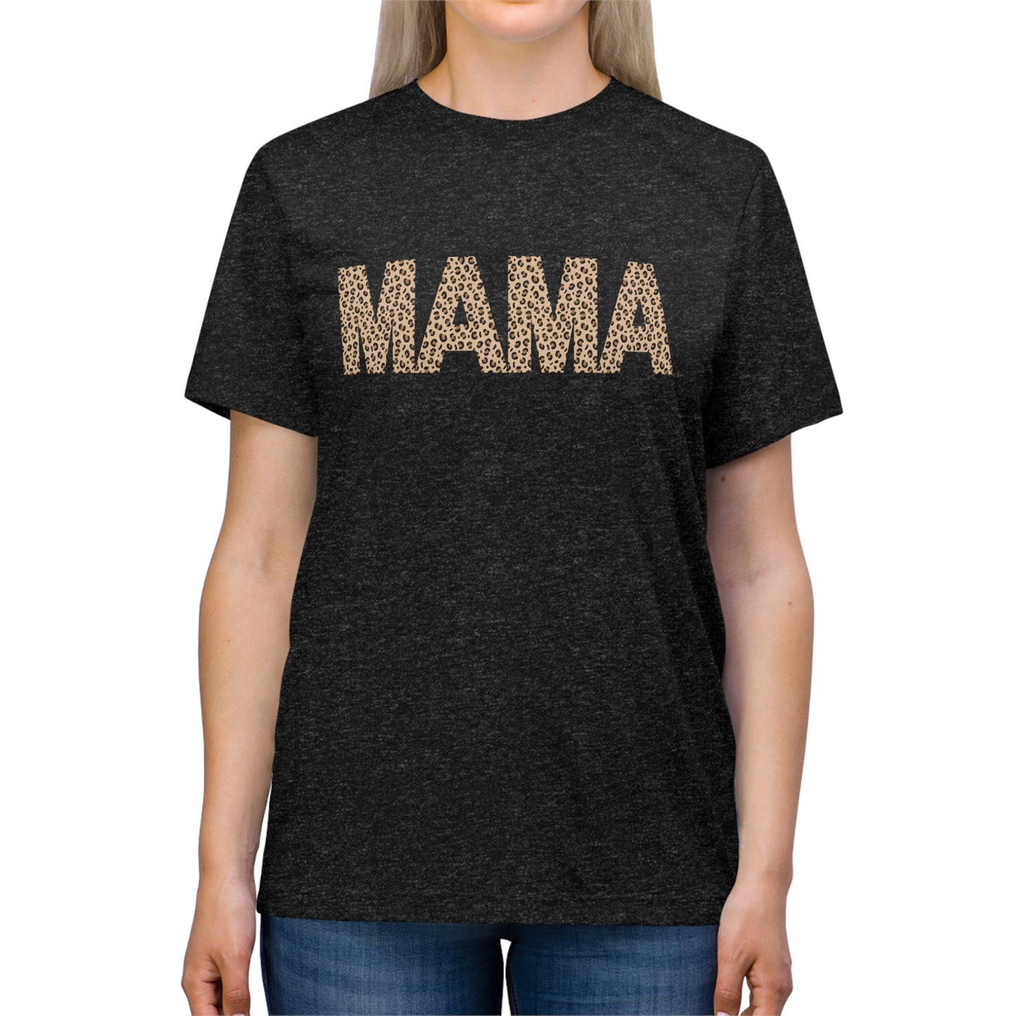 Cheetah Mama Triblend Tee