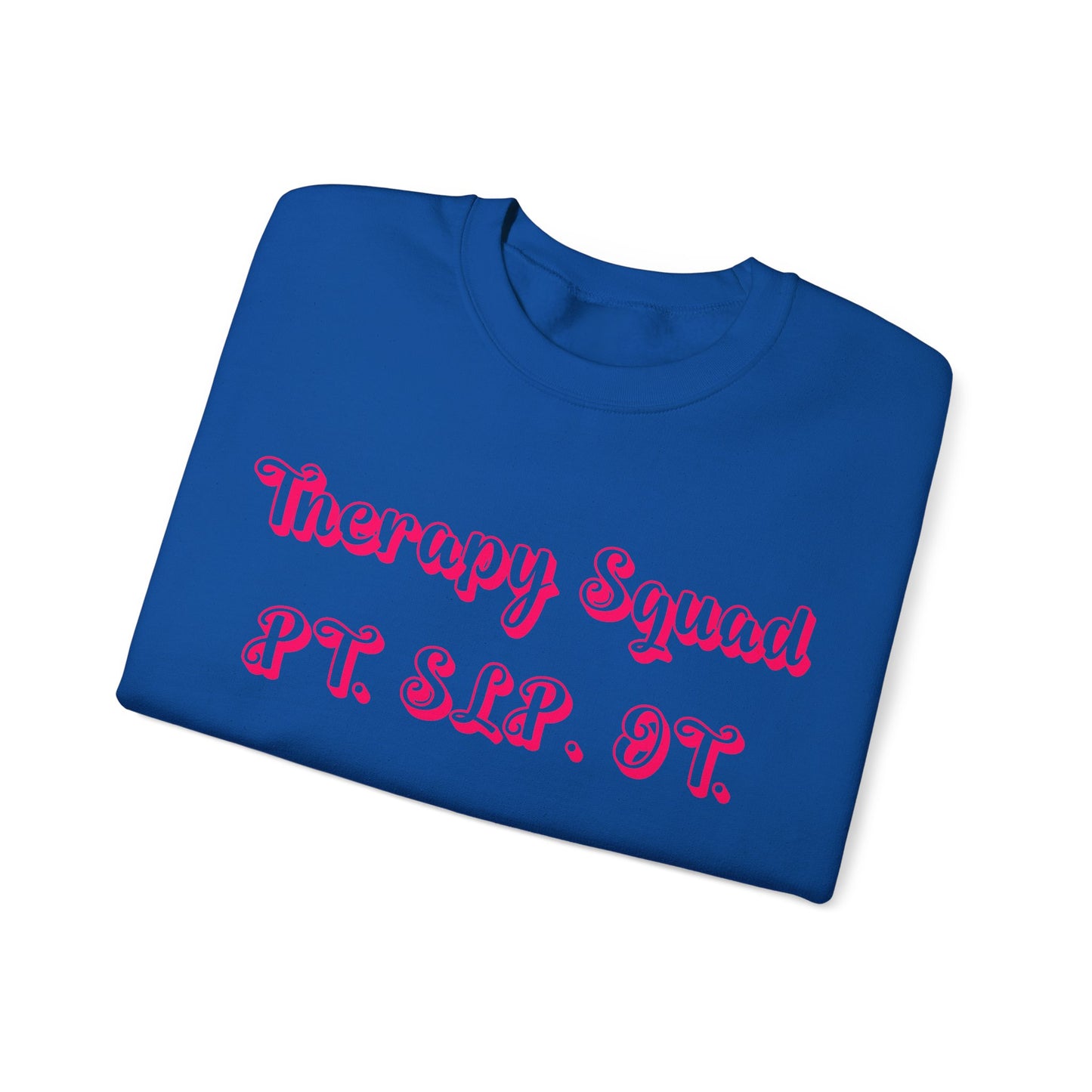 Pink and Bubbly Therapy Squad Heavy Blend™ Crewneck Sweatshirt