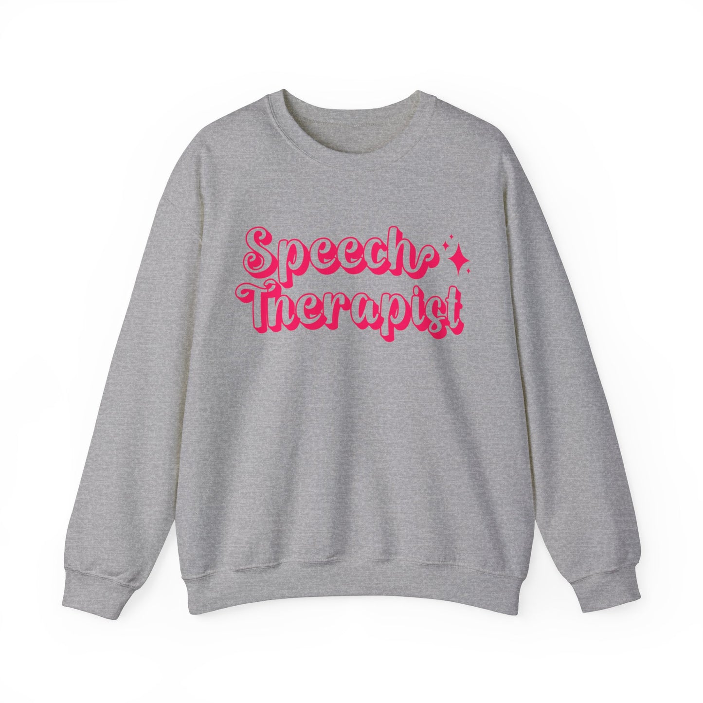 Pink and Bubbly Speech Therapist Heavy Blend™ Crewneck Sweatshirt