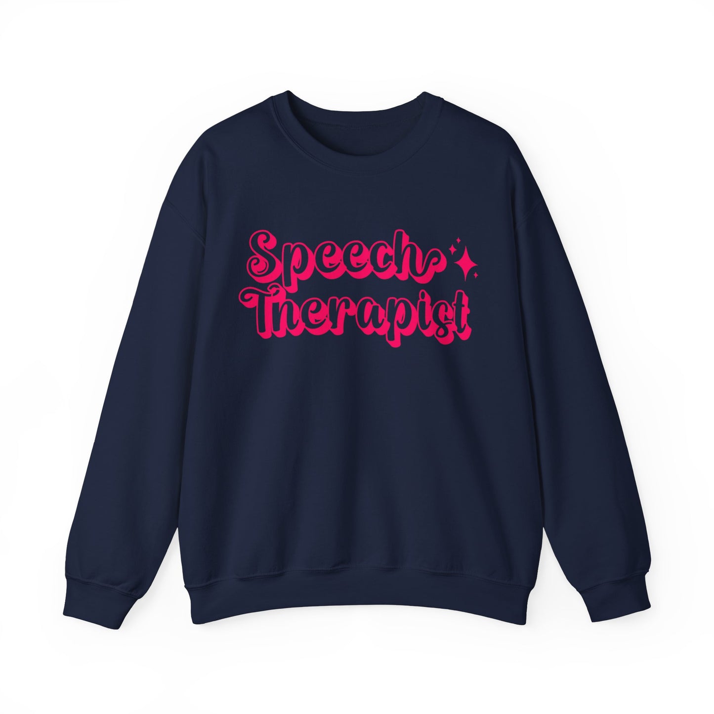 Pink and Bubbly Speech Therapist Heavy Blend™ Crewneck Sweatshirt