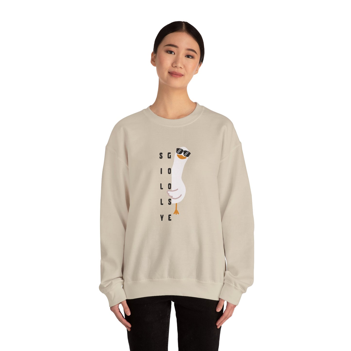 Cool Silly Goose Heavy Blend™ Crewneck Sweatshirt