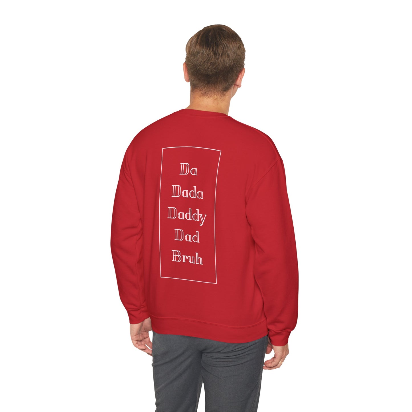 Evolution of a Dad Heavy Blend™ Crewneck Sweatshirt