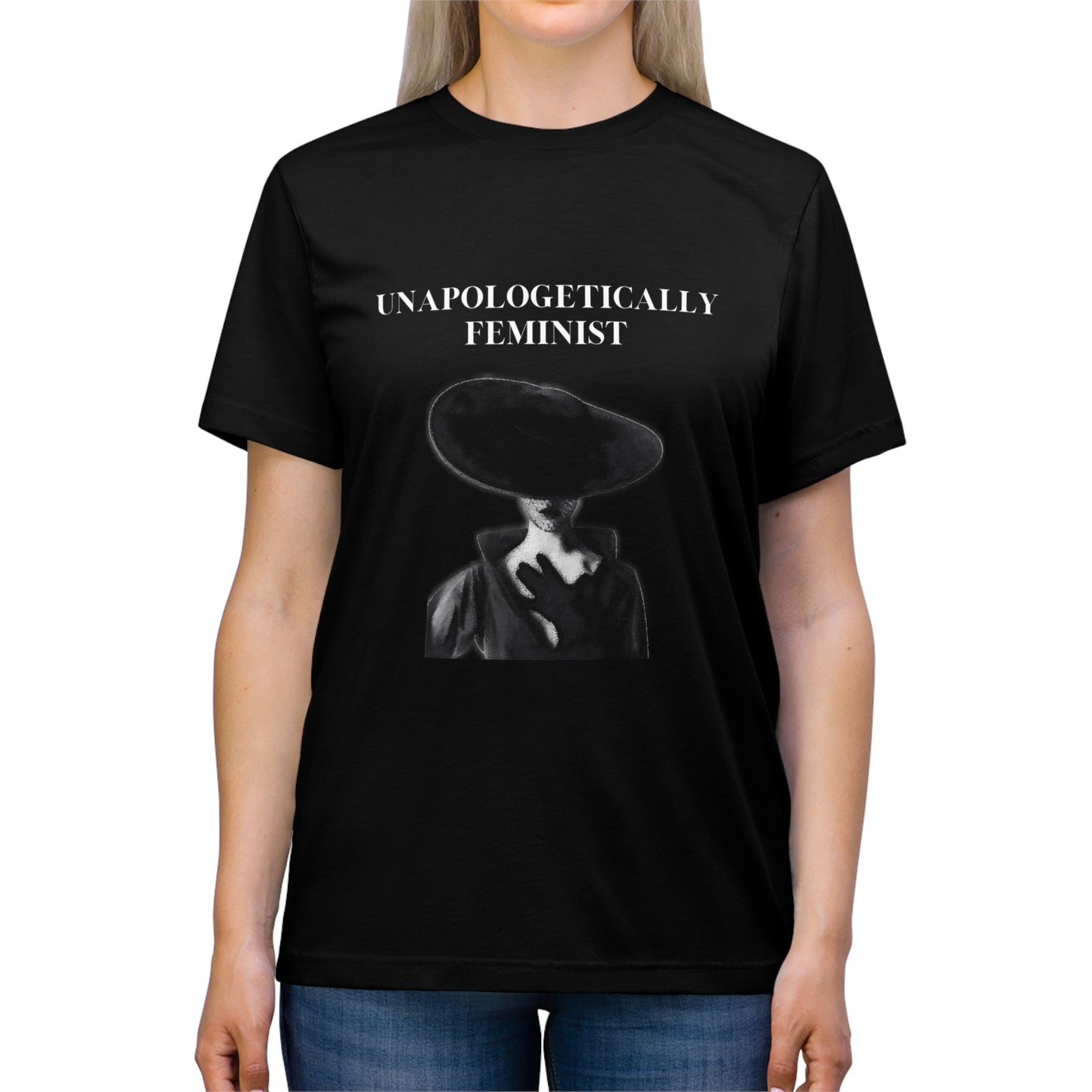 Unapologetically Feminist Triblend Tee
