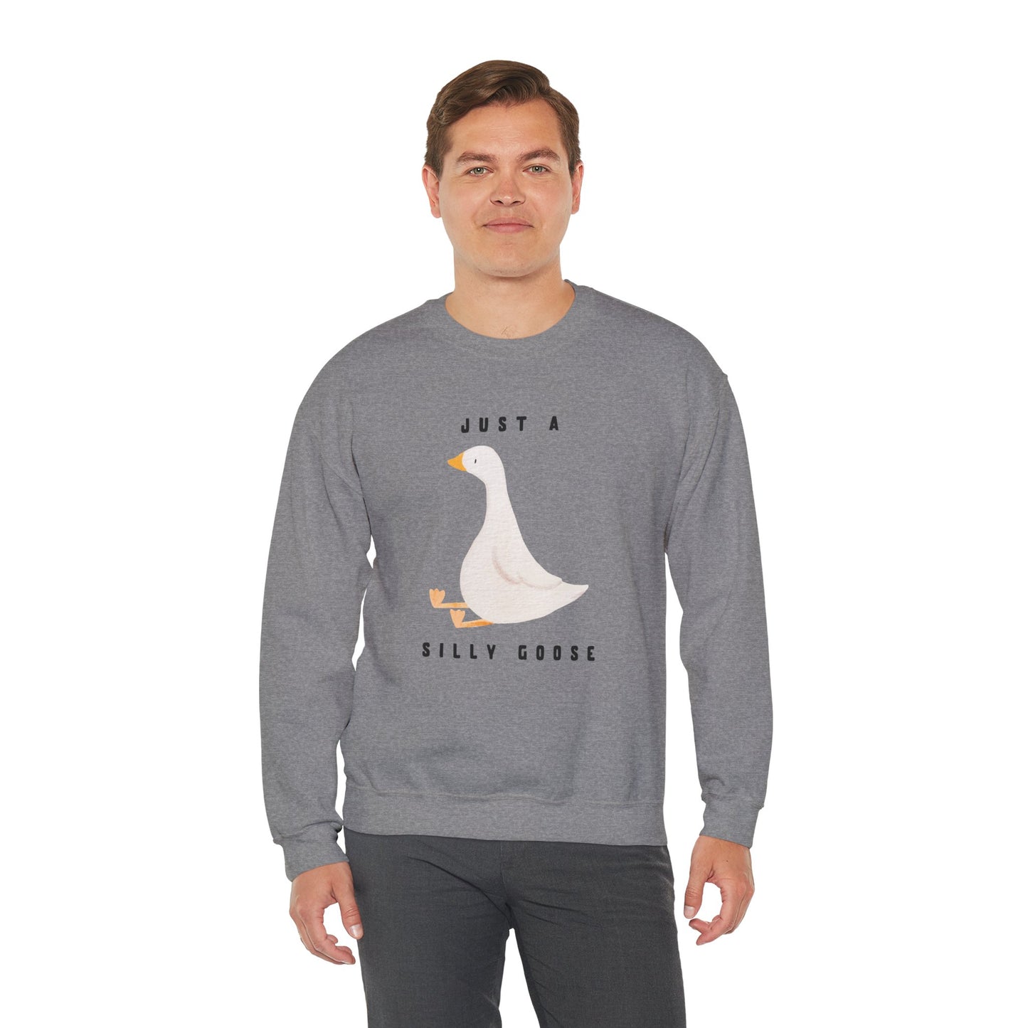 Just A Silly Goose Heavy Blend™ Crewneck Sweatshirt