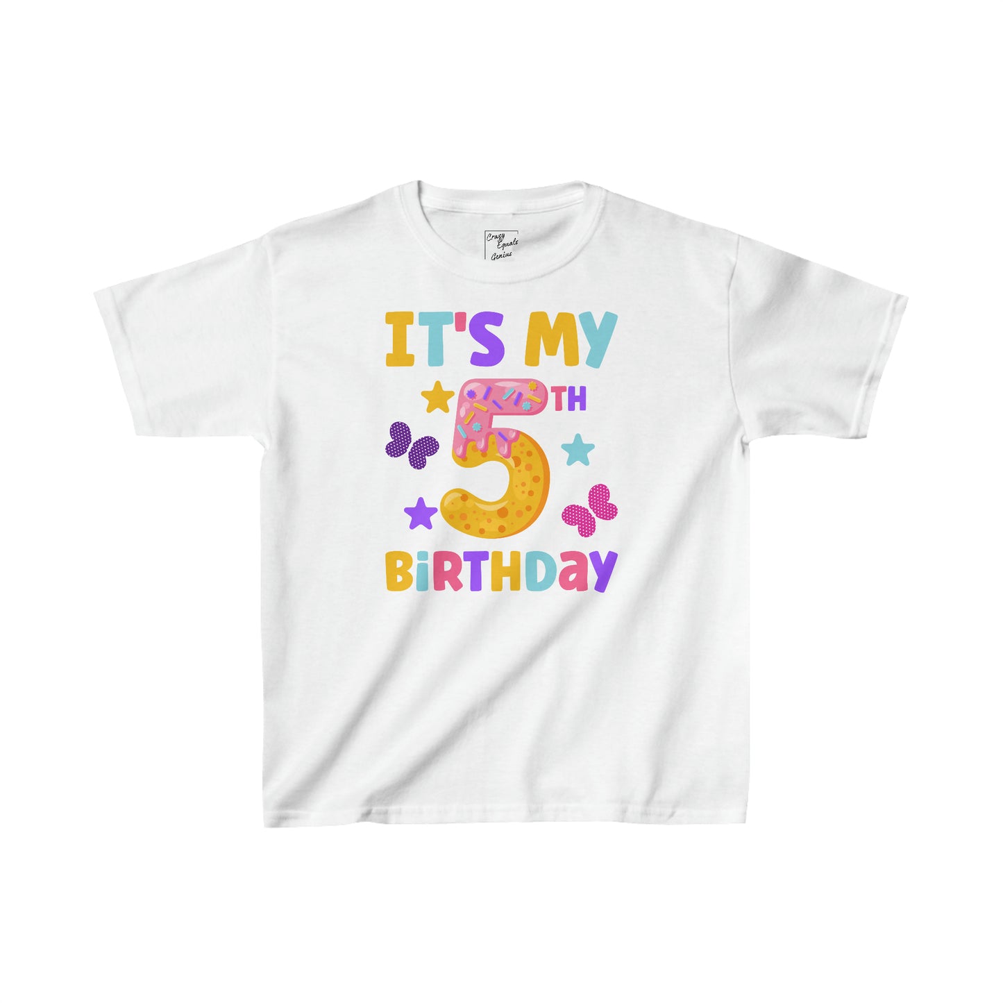 It's My 5th Birthday Kids Heavy Cotton™ Tee