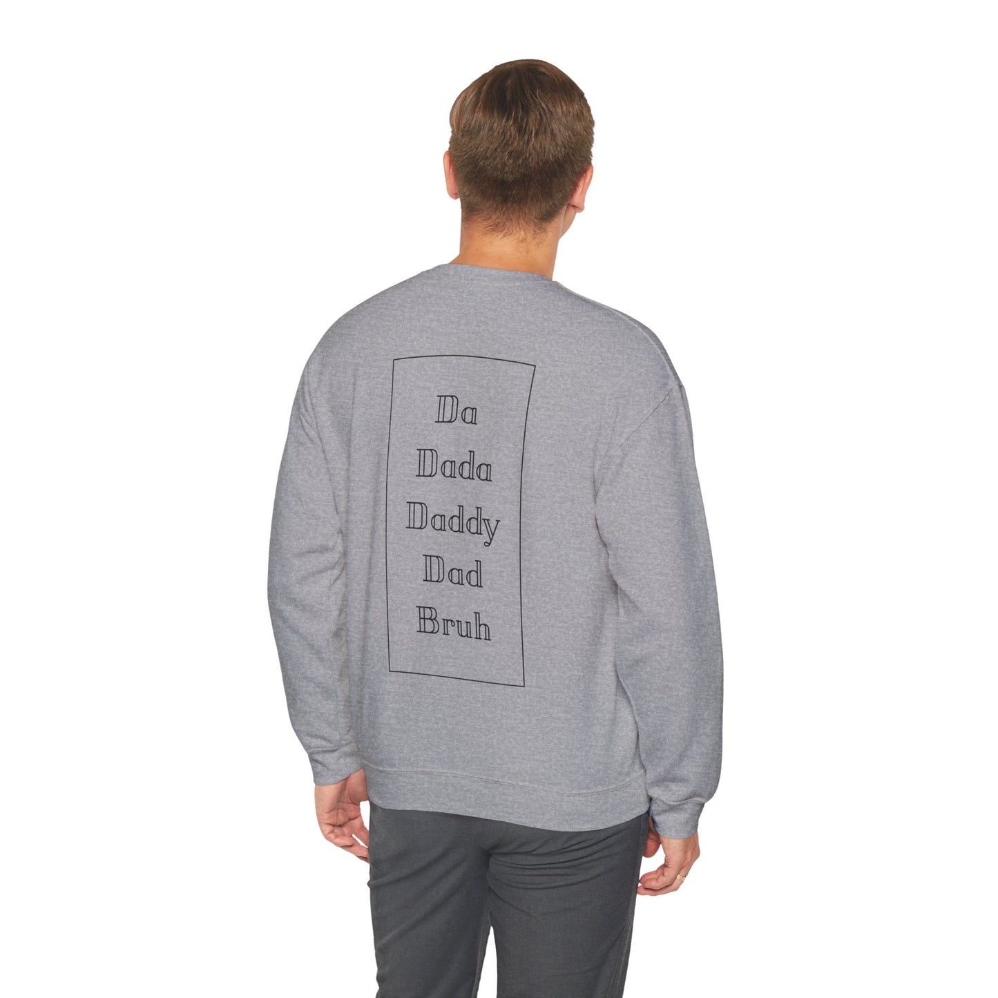 Evolution of a Dad Heavy Blend™ Crewneck Sweatshirt