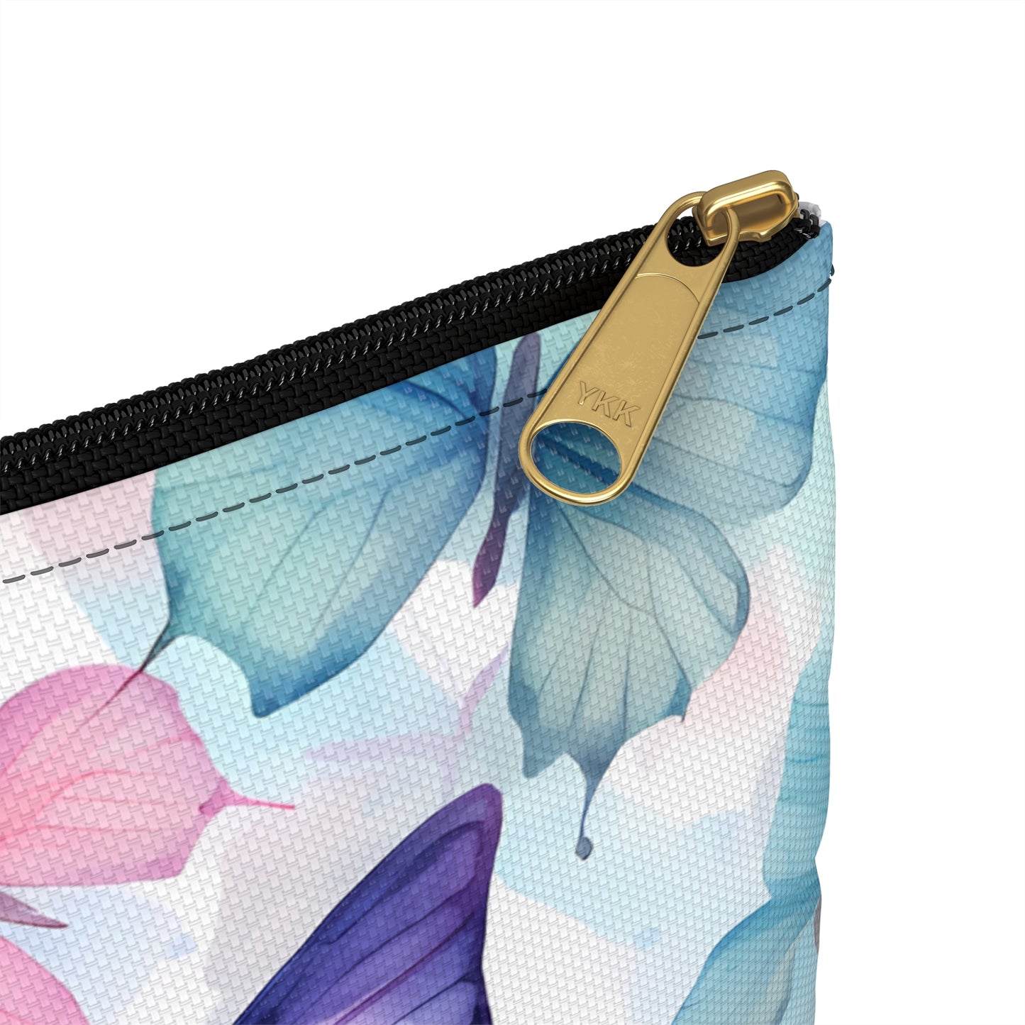 Blue Butterfly Accessory Pouch