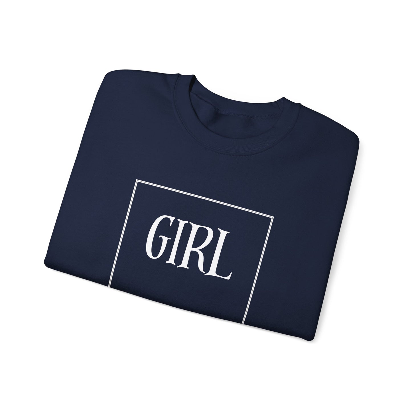 Girl Mom Heavy Blend™ Crewneck Sweatshirt