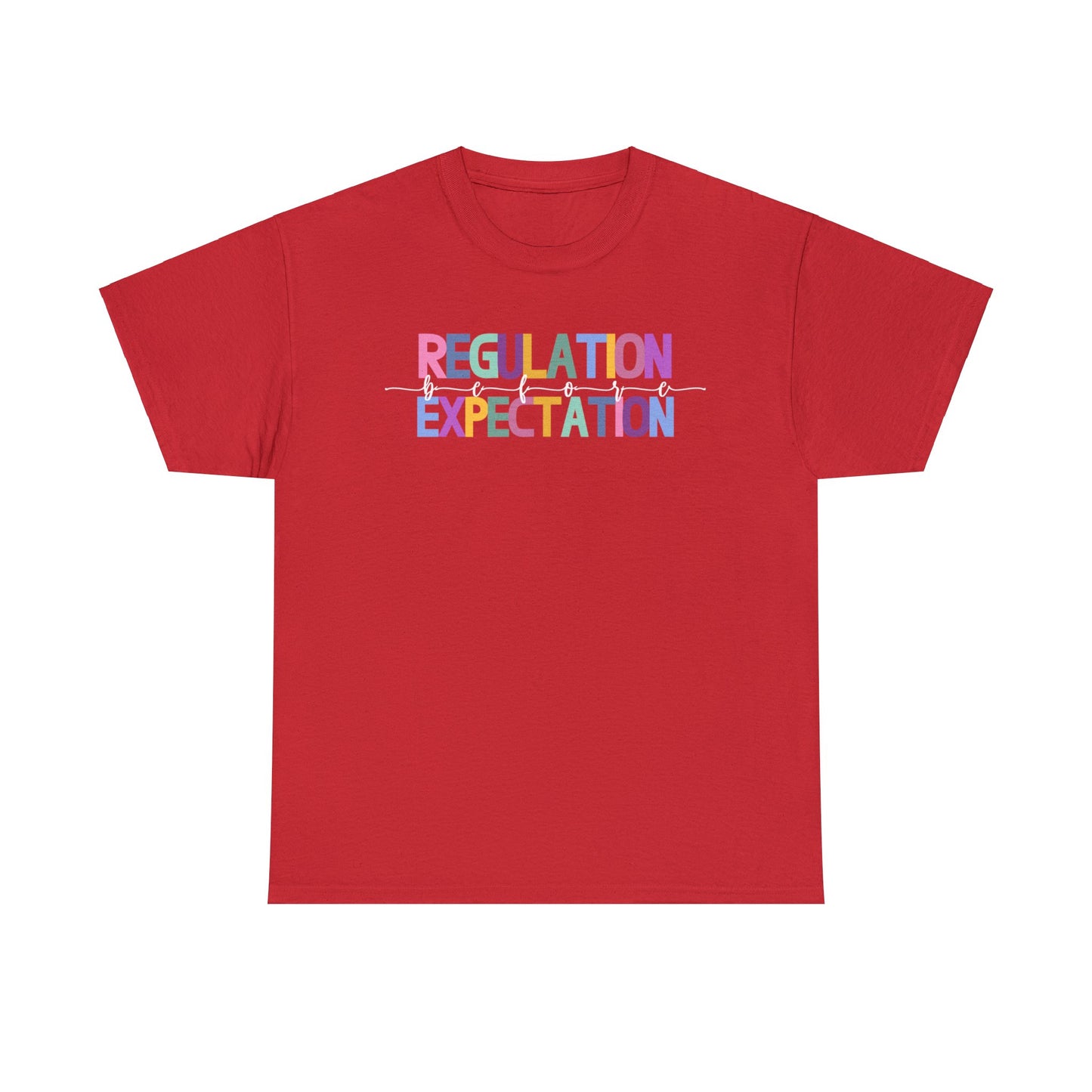 Regulation Before Expectation Heavy Cotton Tee