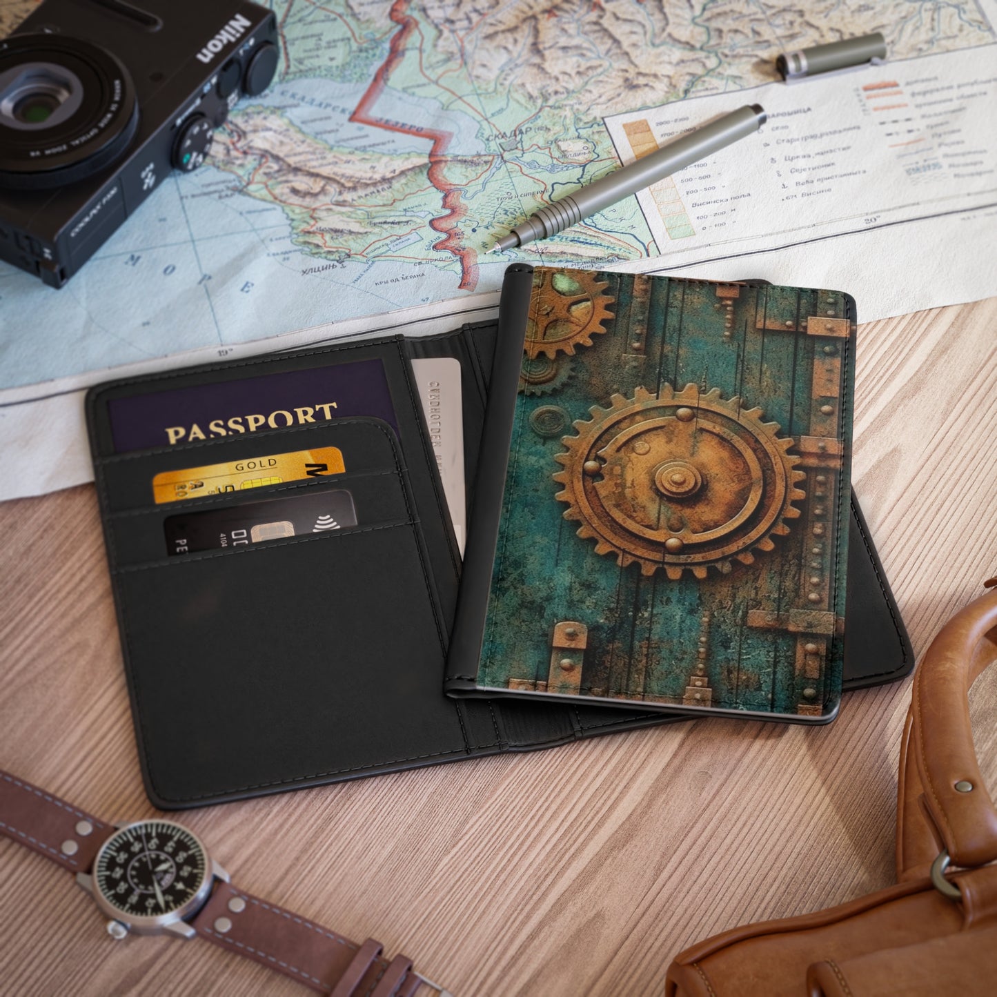 Steampunk 2 Passport Cover