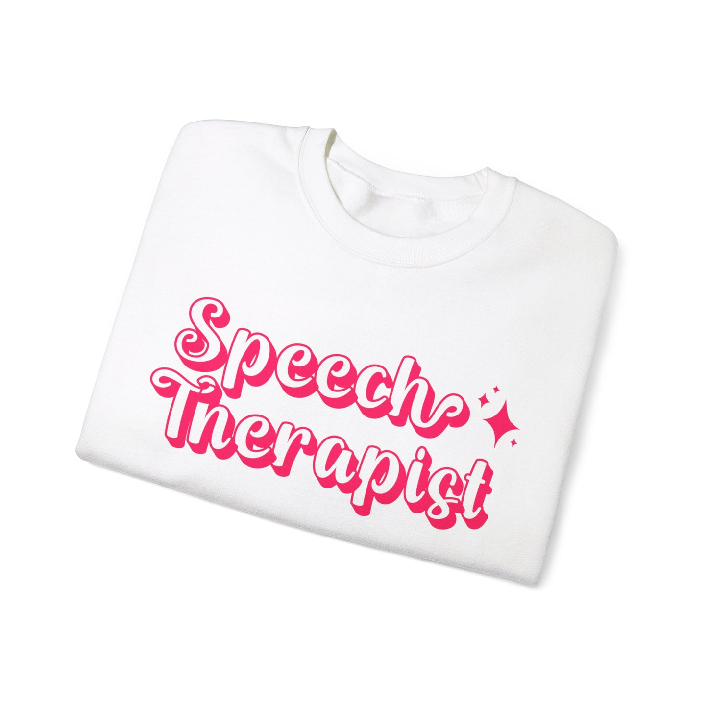 Pink and Bubbly Speech Therapist Heavy Blend™ Crewneck Sweatshirt