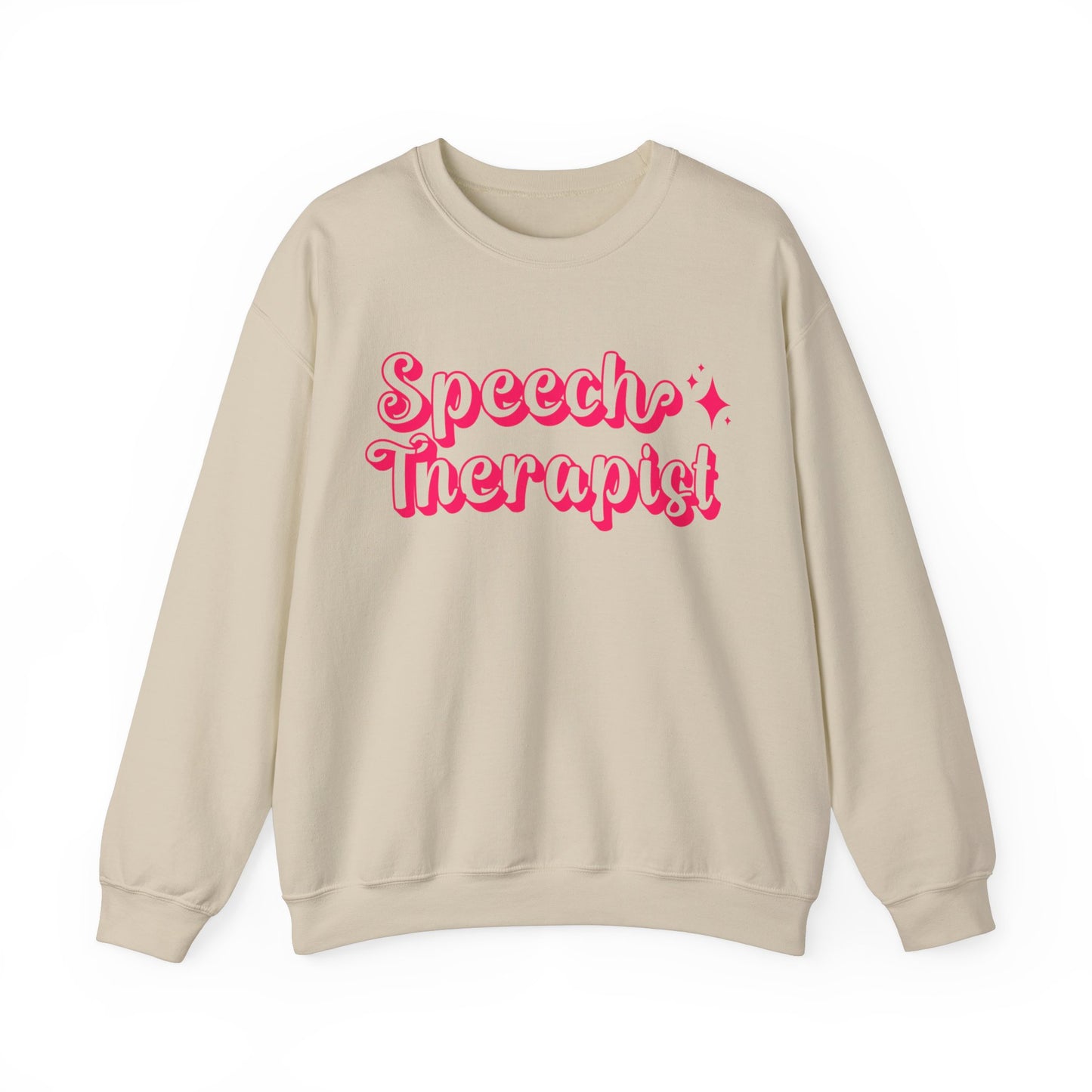 Pink and Bubbly Speech Therapist Heavy Blend™ Crewneck Sweatshirt