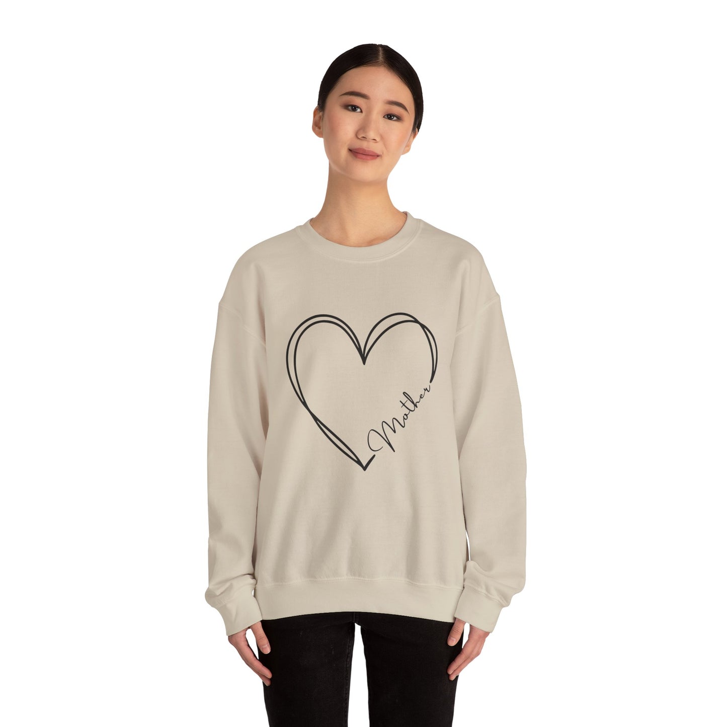 Heart Mother Heavy Blend™ Crewneck Sweatshirt