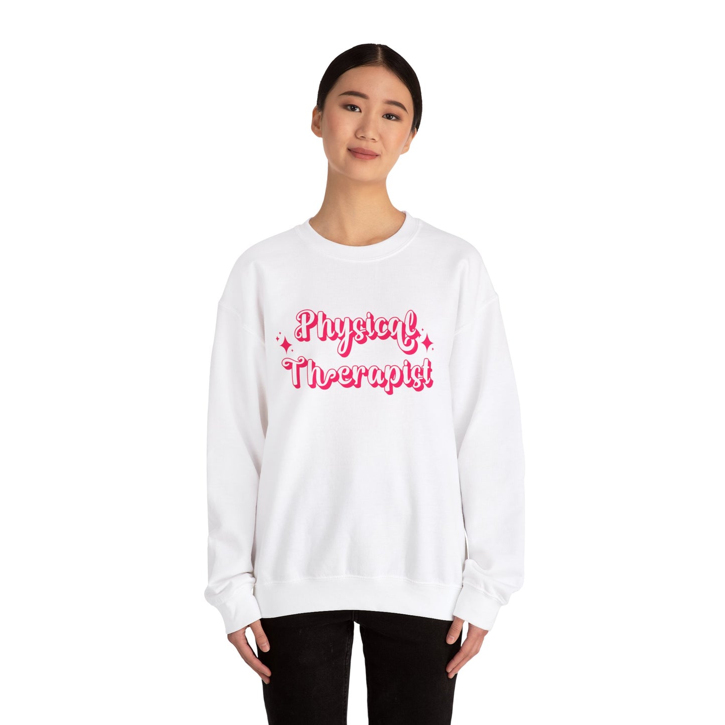 Pink and Bubbly Physical Therapist Heavy Blend™ Crewneck Sweatshirt