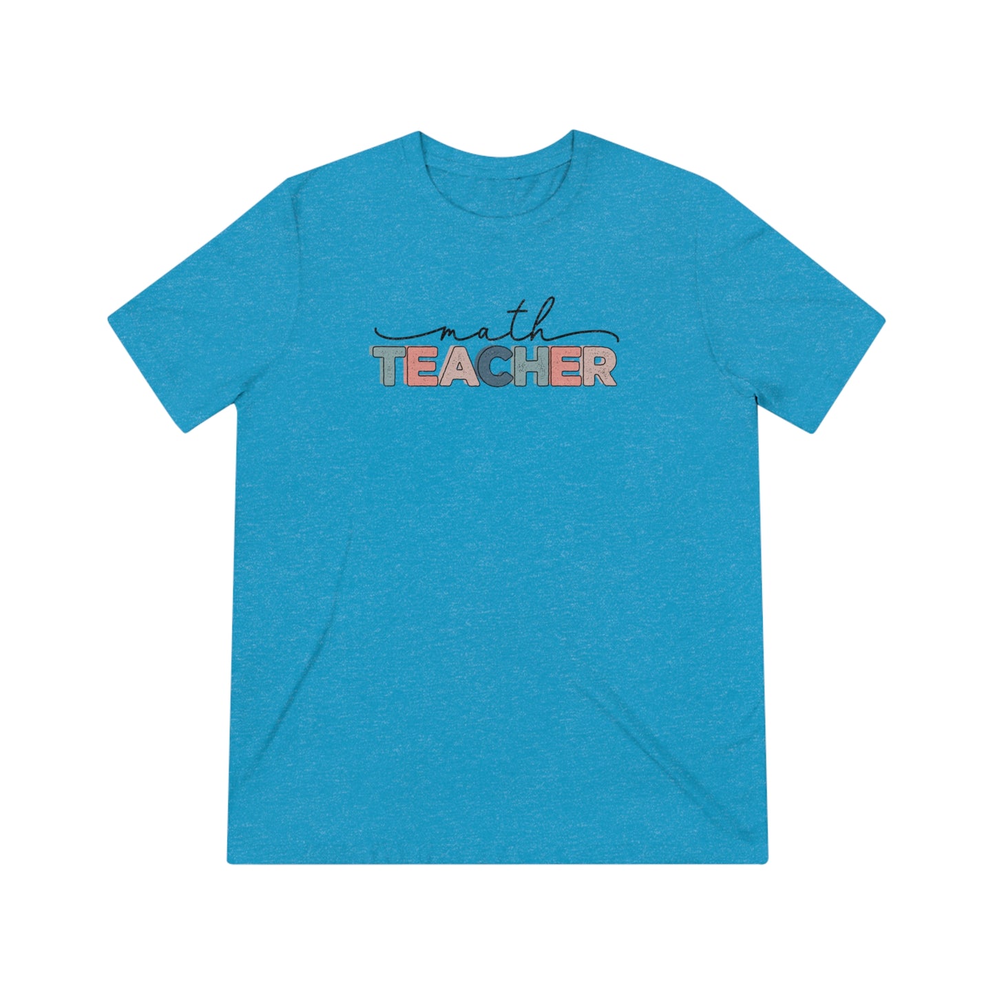 Math Teacher Triblend Tee