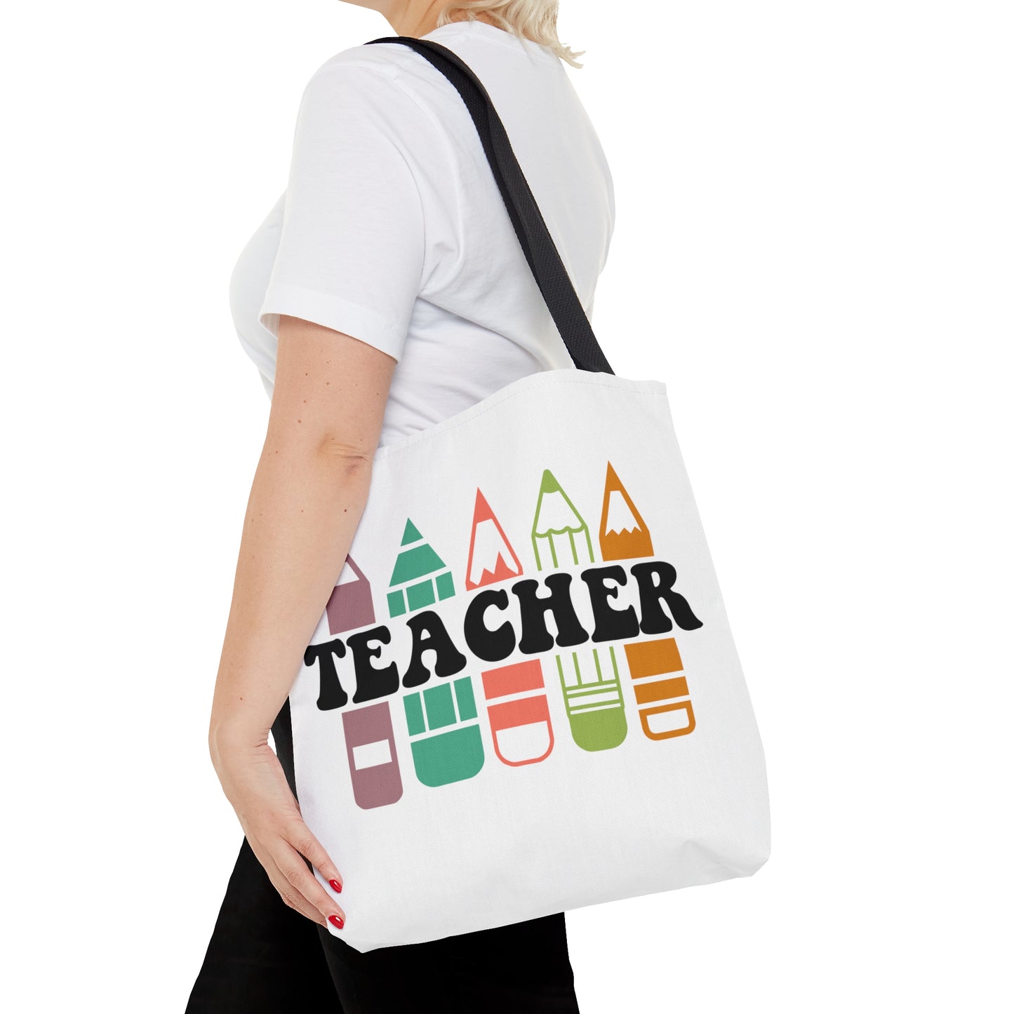 Teacher Repeat Tote Bag