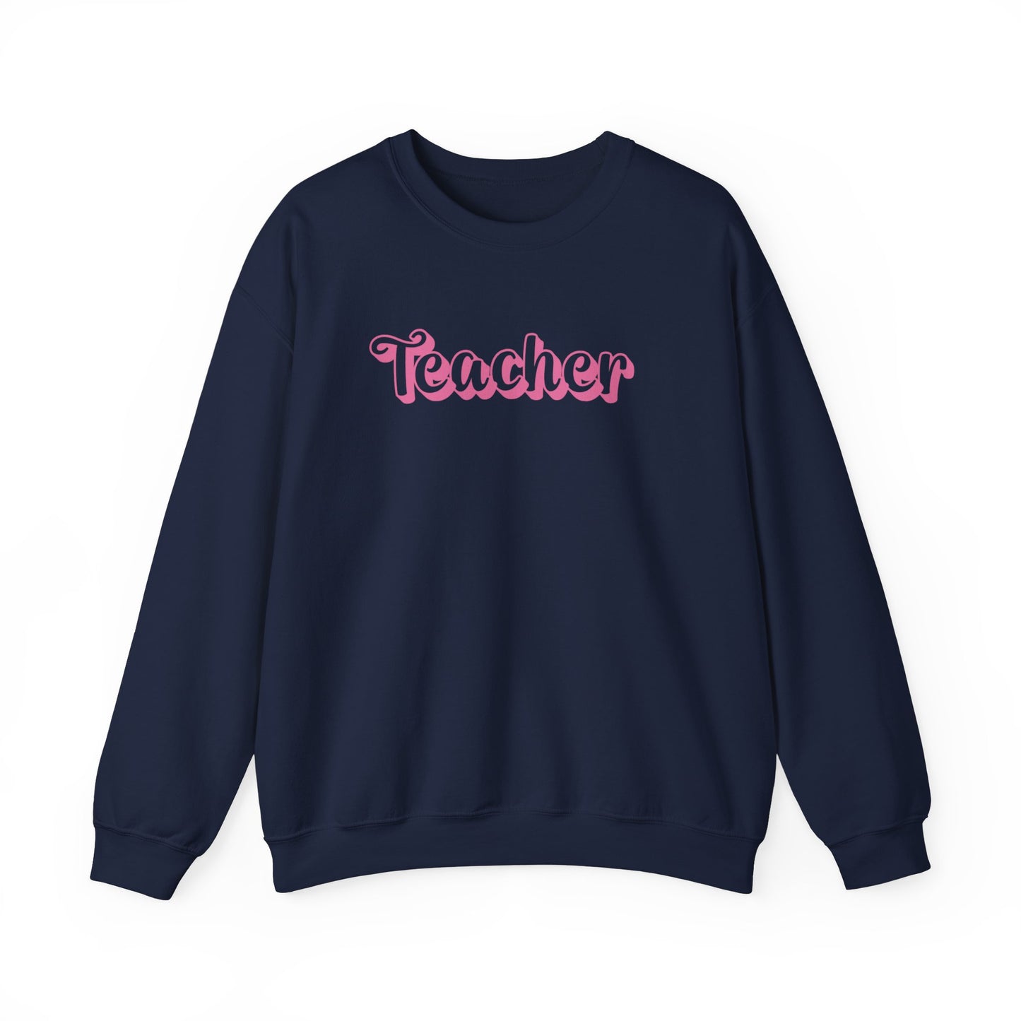 Pink and Bubbly Teacher Heavy Blend™ Crewneck Sweatshirt