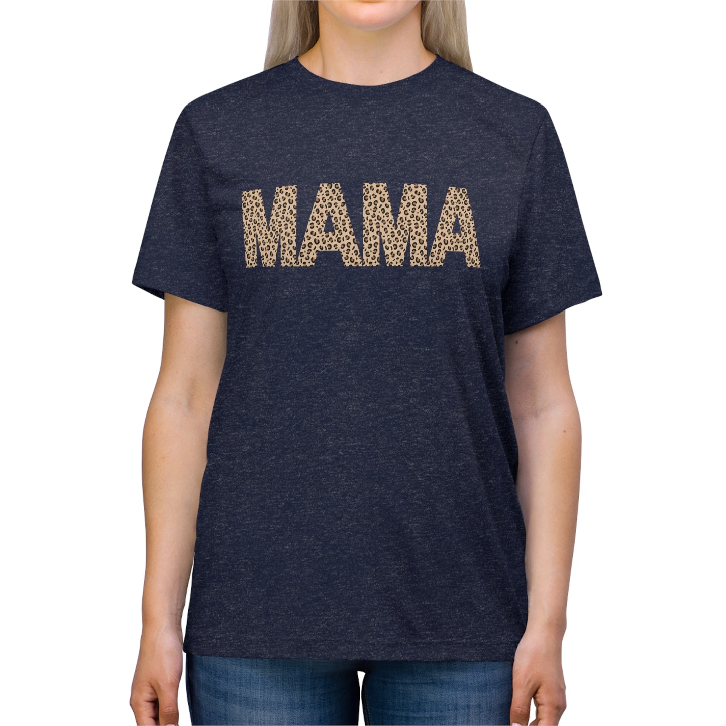 Cheetah Mama Triblend Tee