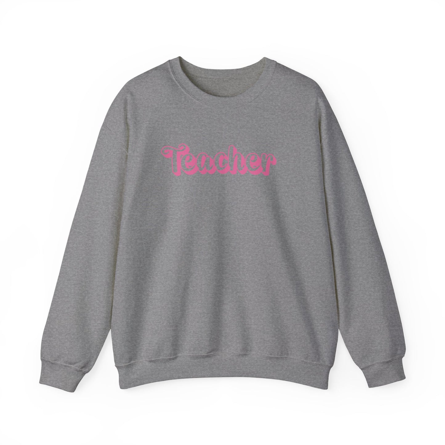 Pink and Bubbly Teacher Heavy Blend™ Crewneck Sweatshirt