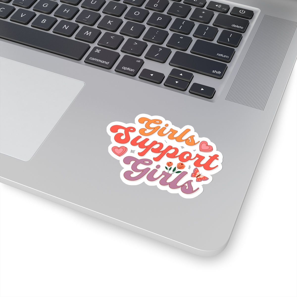Girls Support Girls Kiss-Cut Sticker