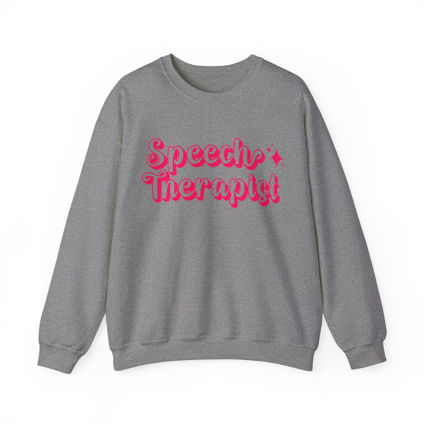 Pink and Bubbly Speech Therapist Heavy Blend™ Crewneck Sweatshirt