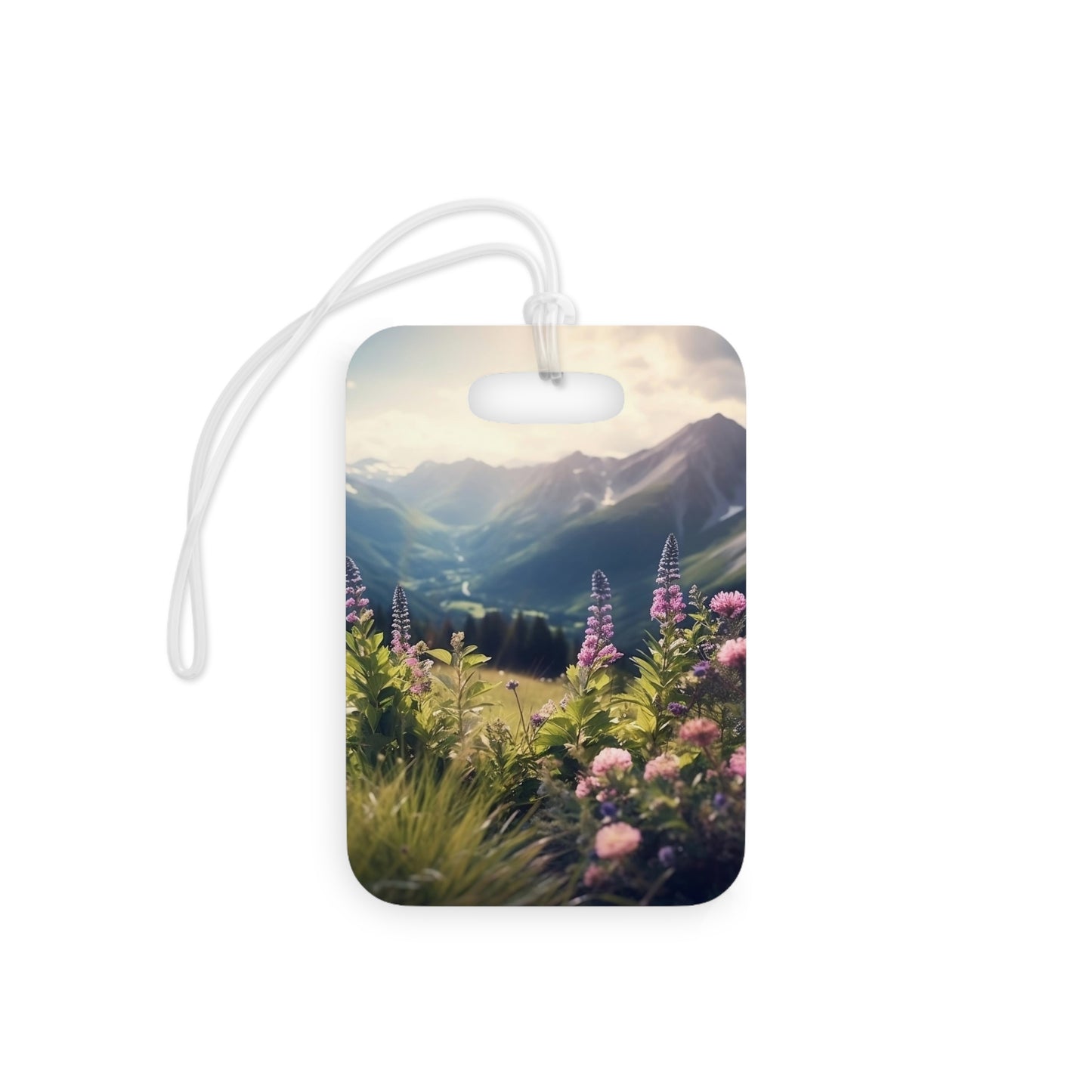 Mountain Wildflowers Luggage Tags