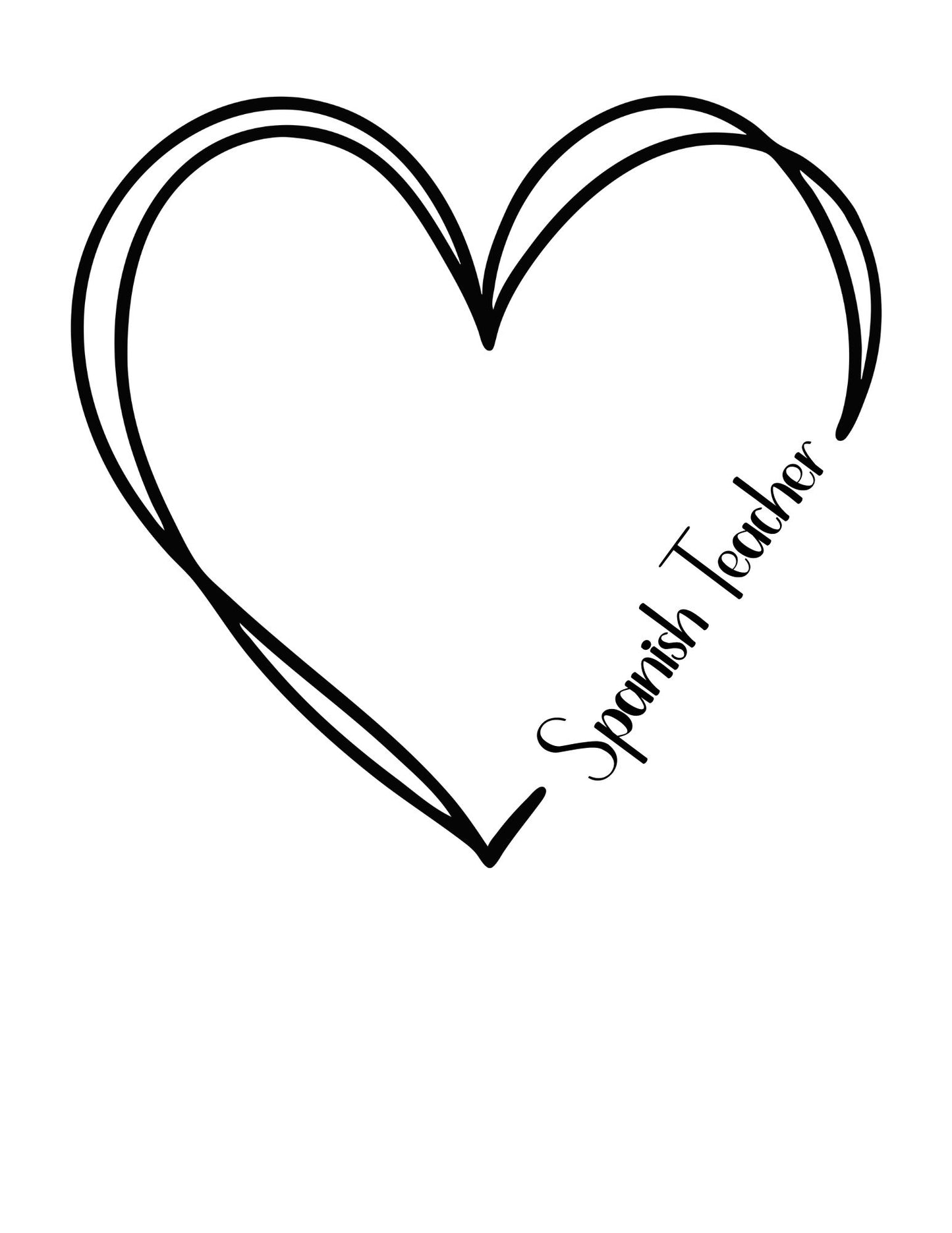 Heart Teacher Bundle Digital Download