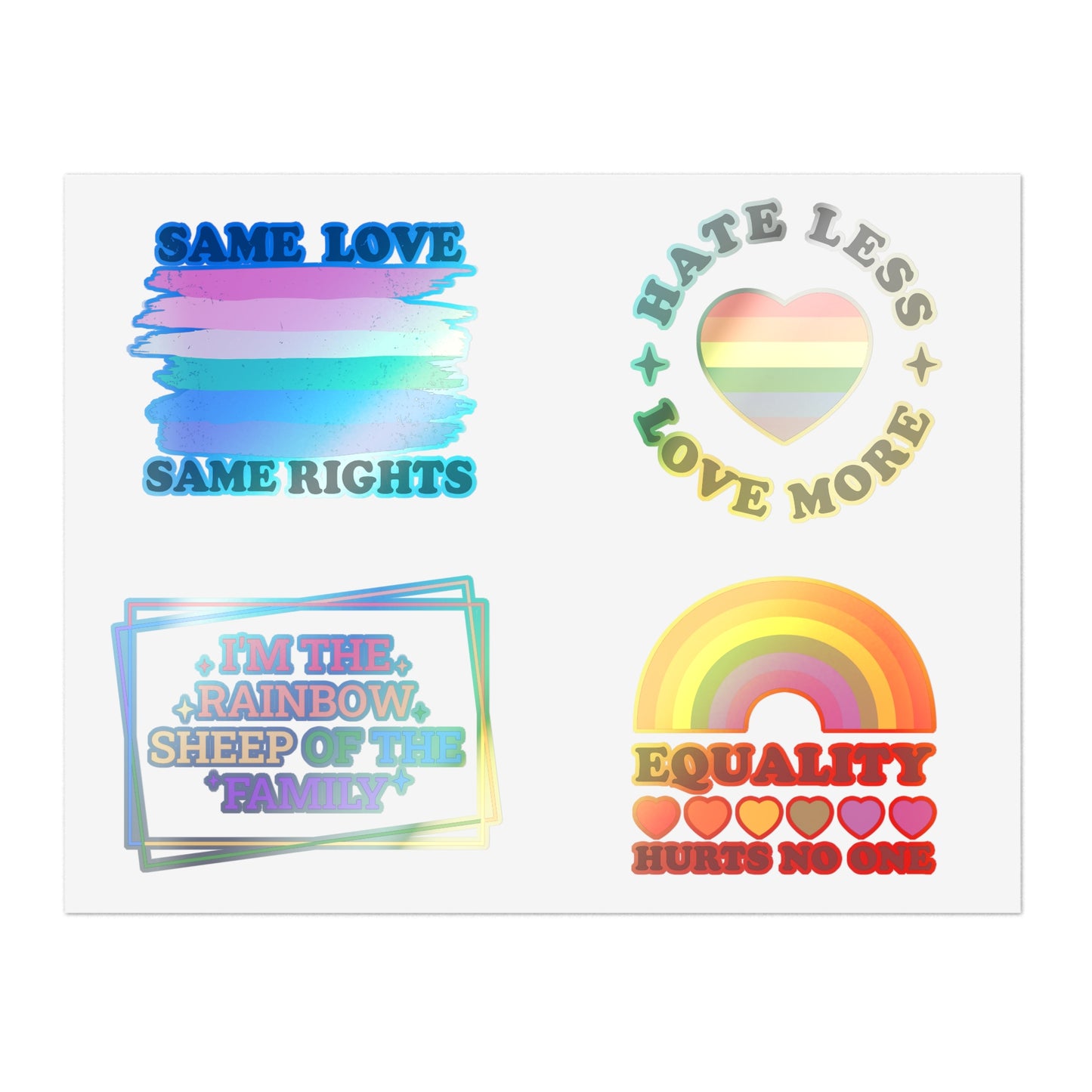 Pride Celebration Sticker Sheets