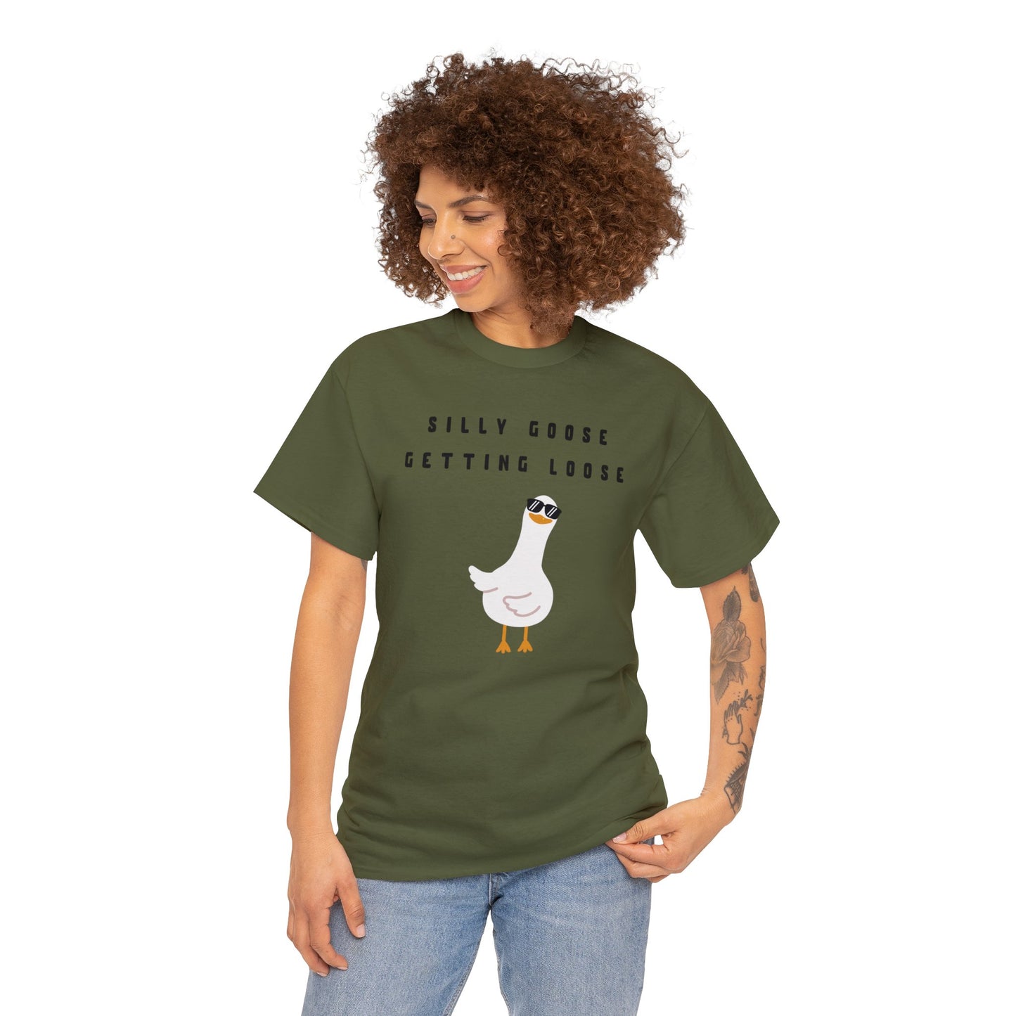 Silly Goose Getting Loose Heavy Cotton Tee
