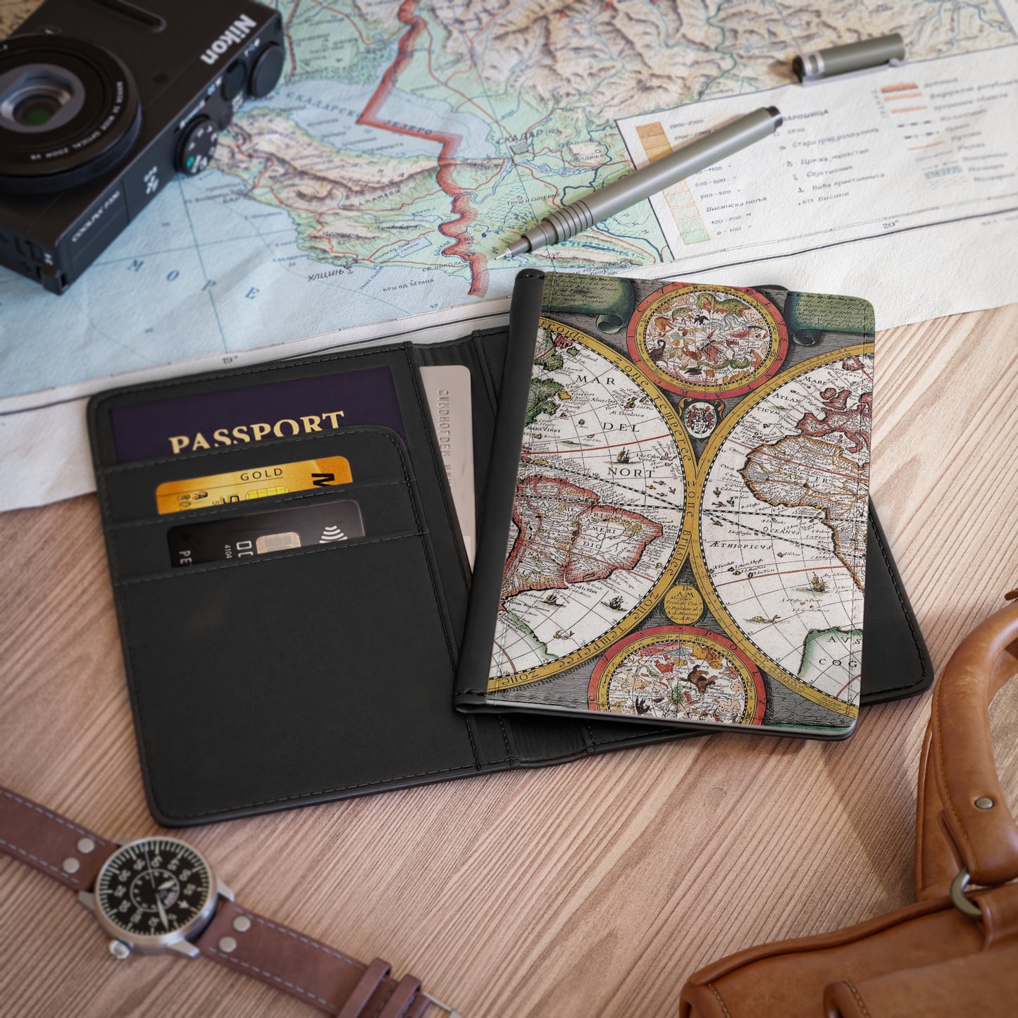 Maps Passport Cover