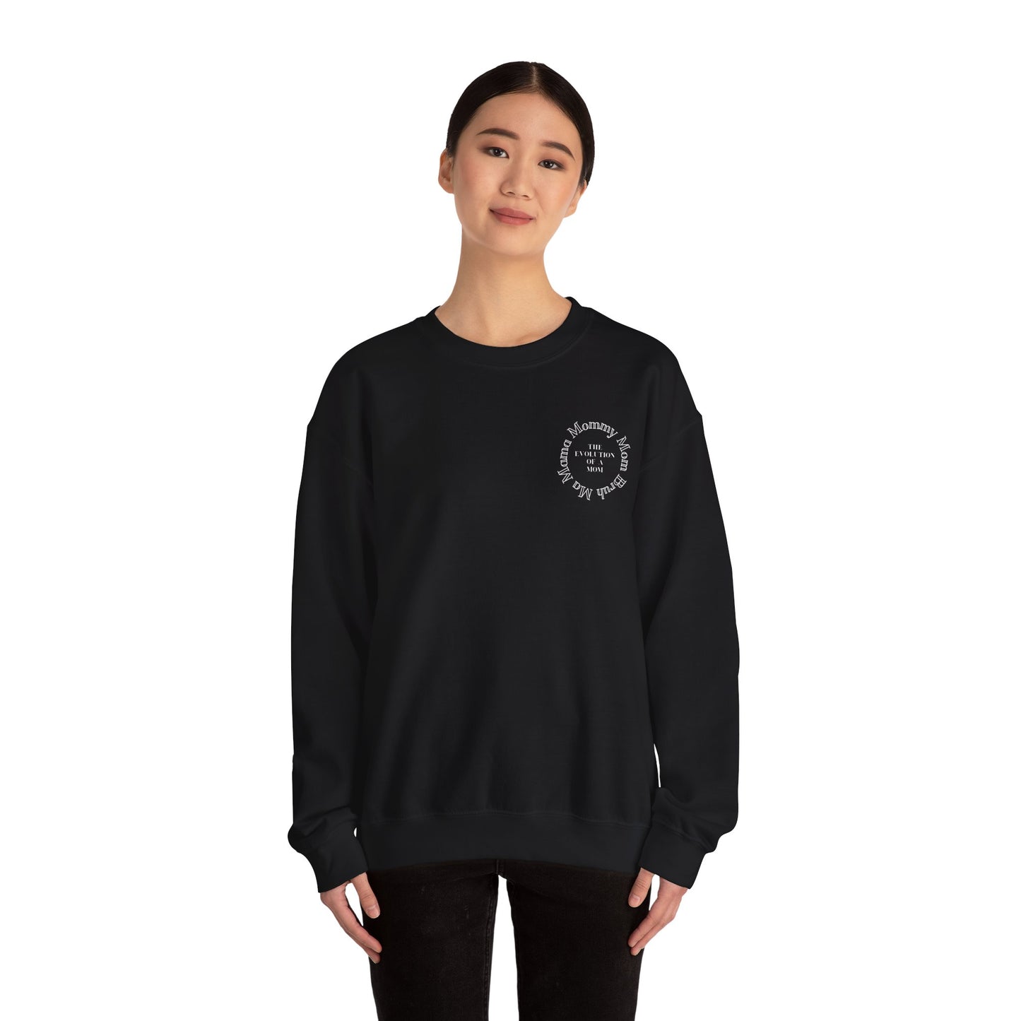 Evolution of a Mom Heavy Blend™ Crewneck Sweatshirt