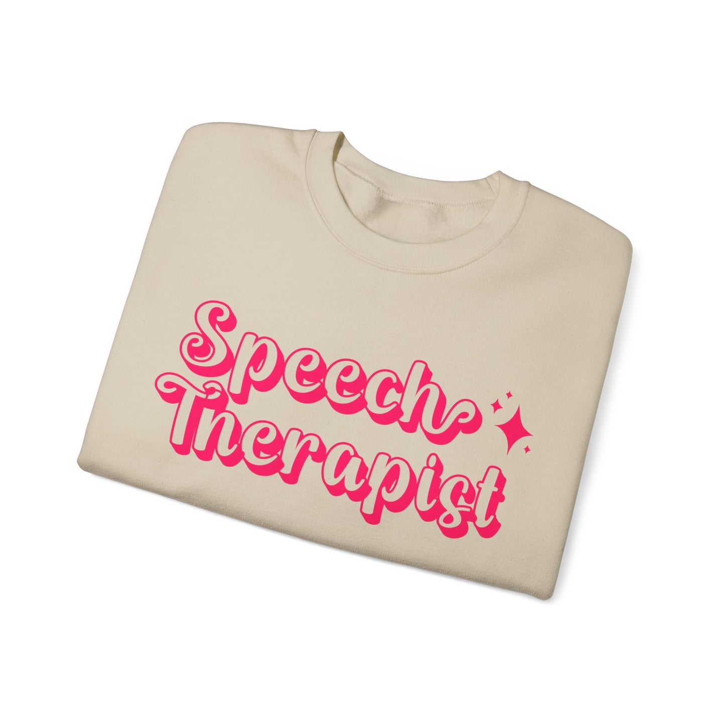 Pink and Bubbly Speech Therapist Heavy Blend™ Crewneck Sweatshirt