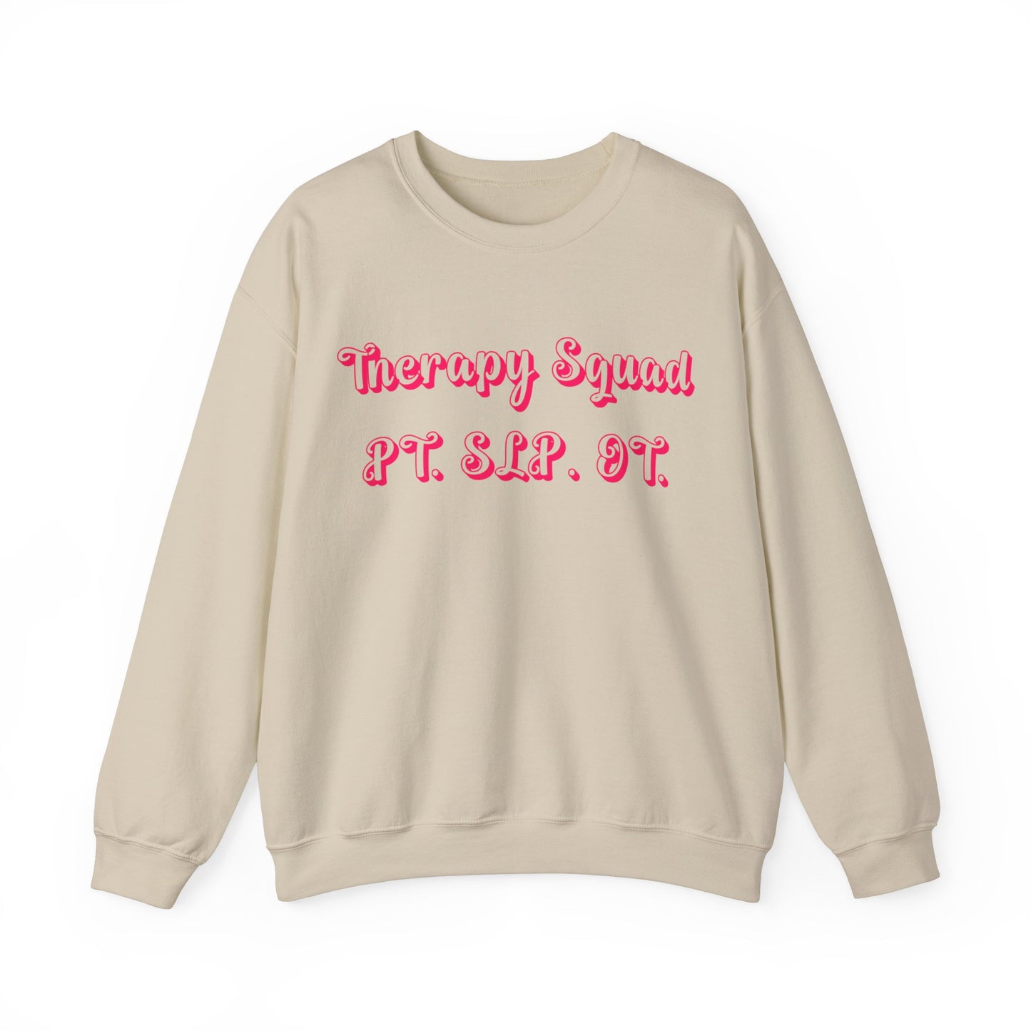 Pink and Bubbly Therapy Squad Heavy Blend™ Crewneck Sweatshirt