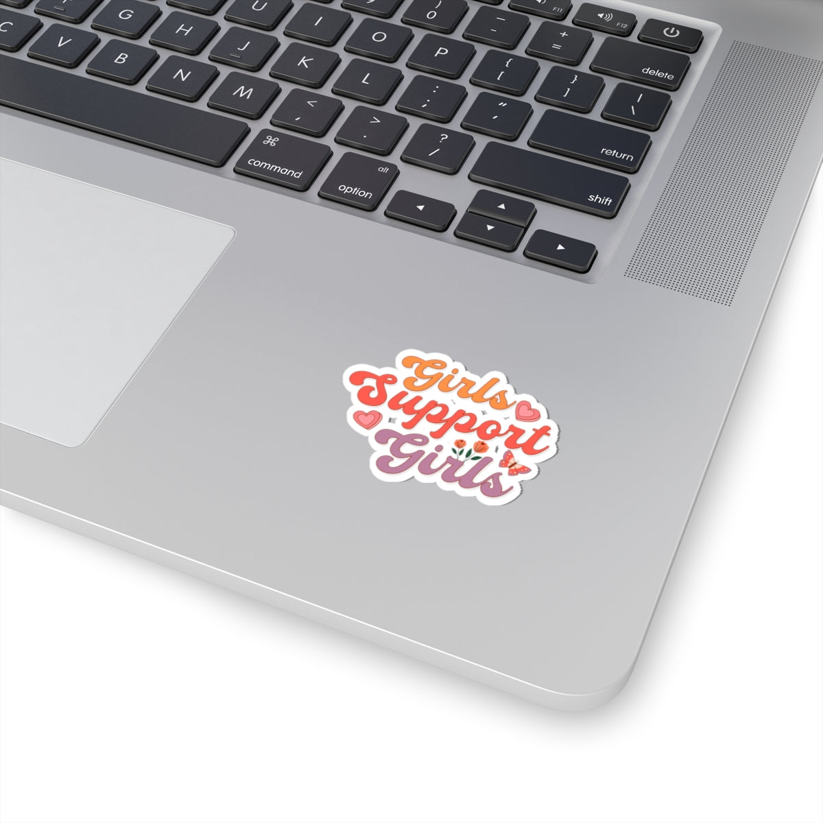 Girls Support Girls Kiss-Cut Sticker
