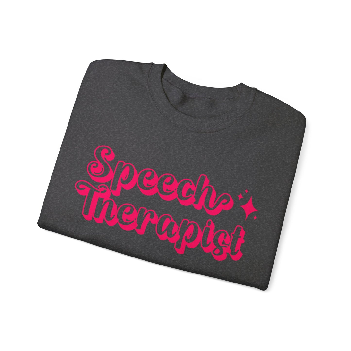 Pink and Bubbly Speech Therapist Heavy Blend™ Crewneck Sweatshirt