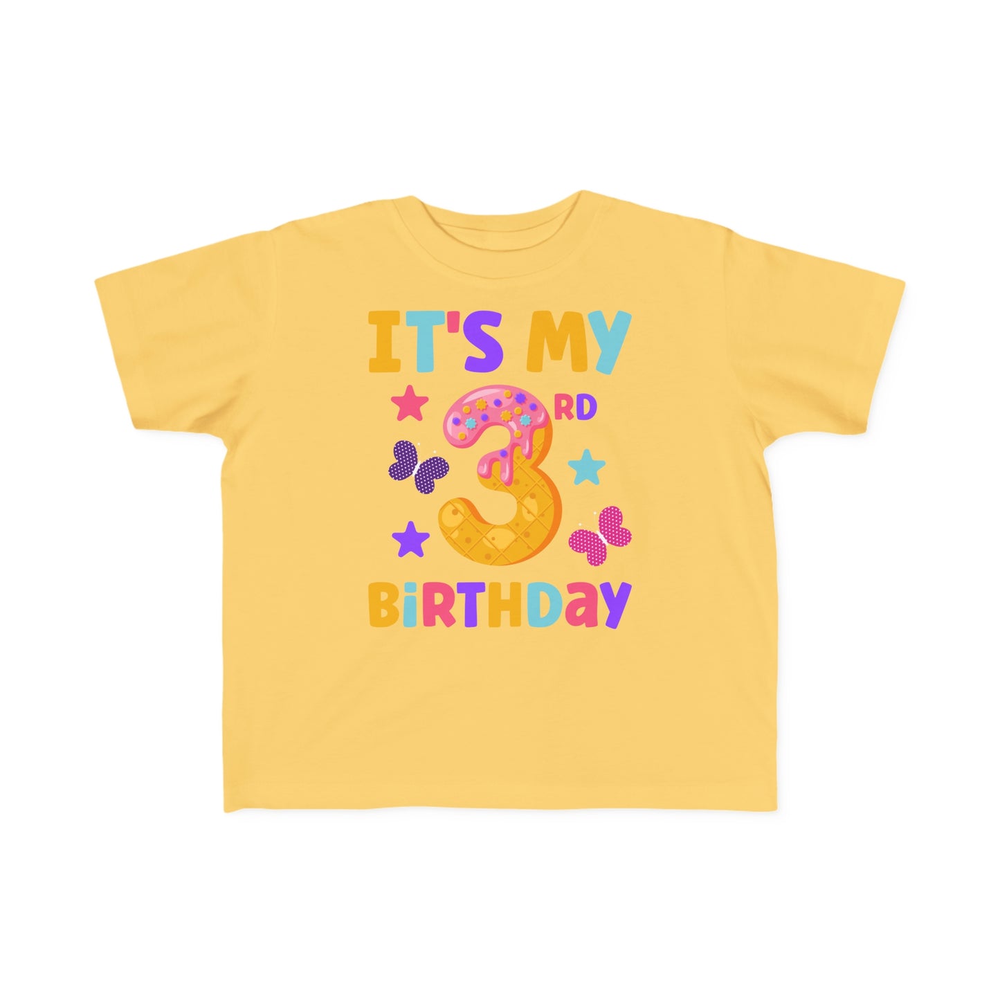 It's My Third Birthday Toddler Jersey Tee