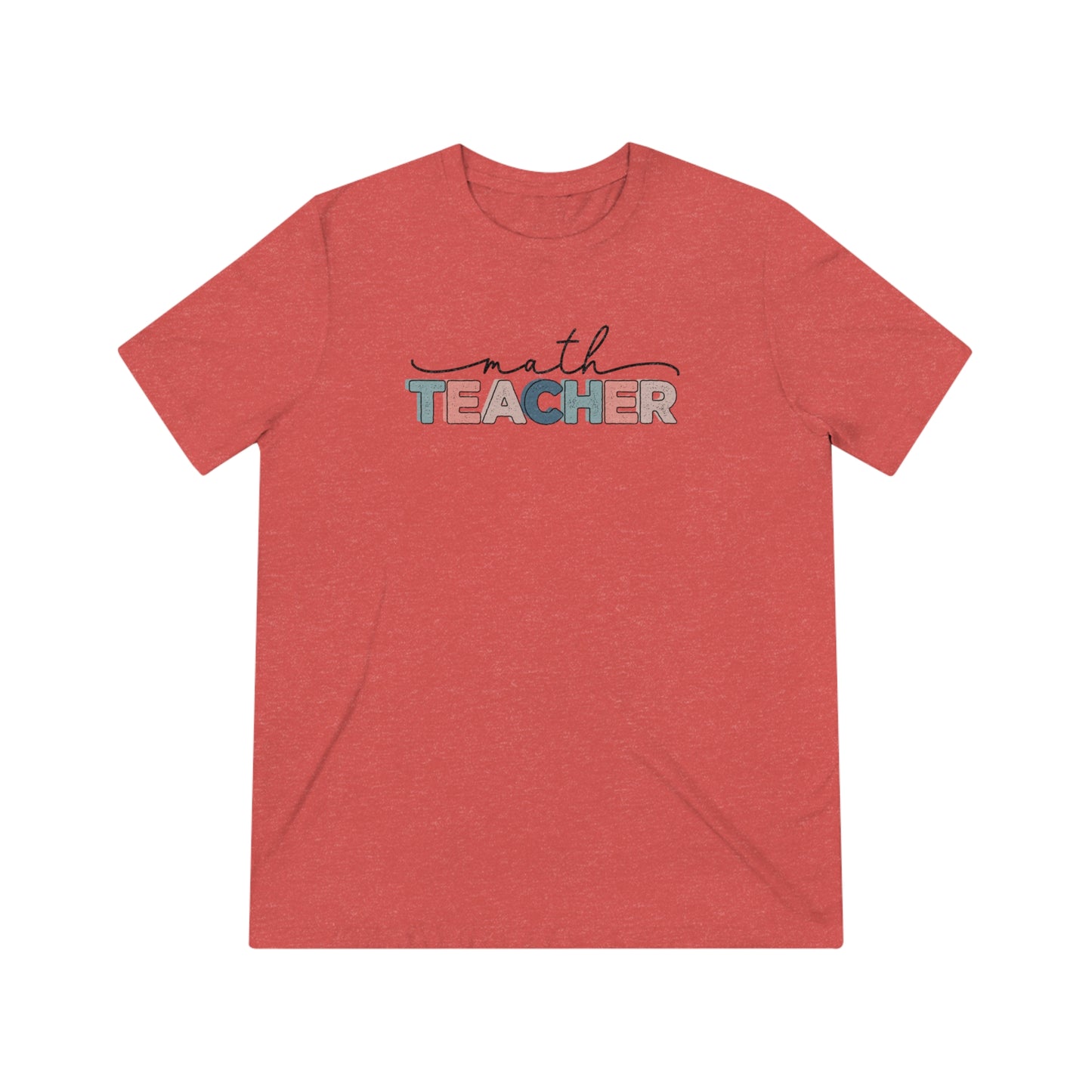 Math Teacher Triblend Tee