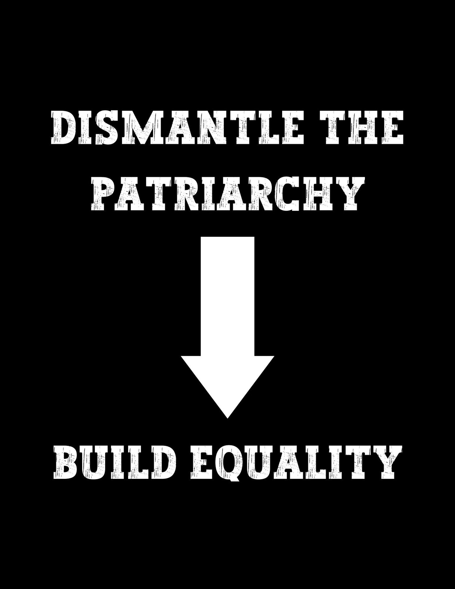 Dismantle the Patriarchy Build Equality Digital Download