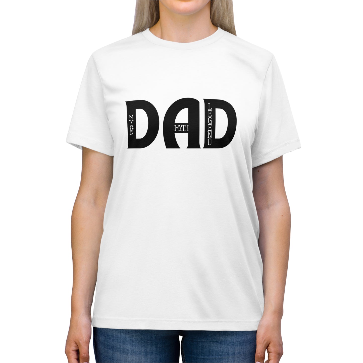 Dad: Man, Myth, Legend Triblend Tee