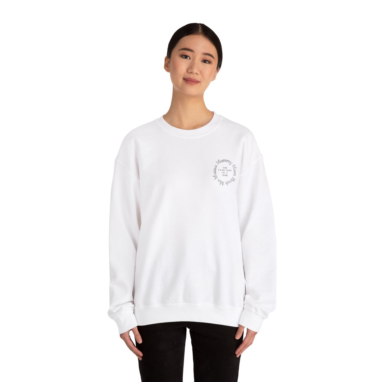 Evolution of a Mom Heavy Blend™ Crewneck Sweatshirt