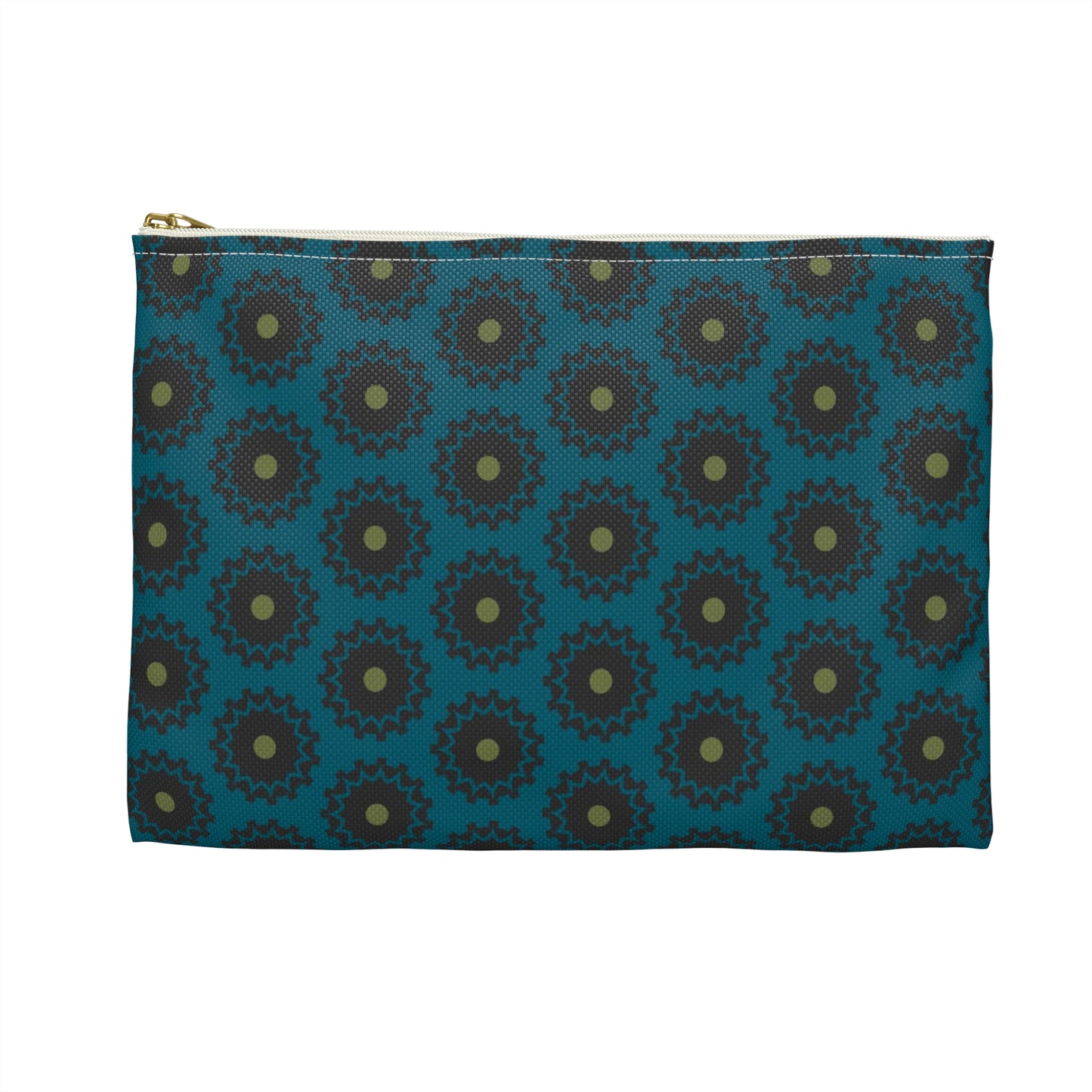 Blue Mandalas Accessory Pouch