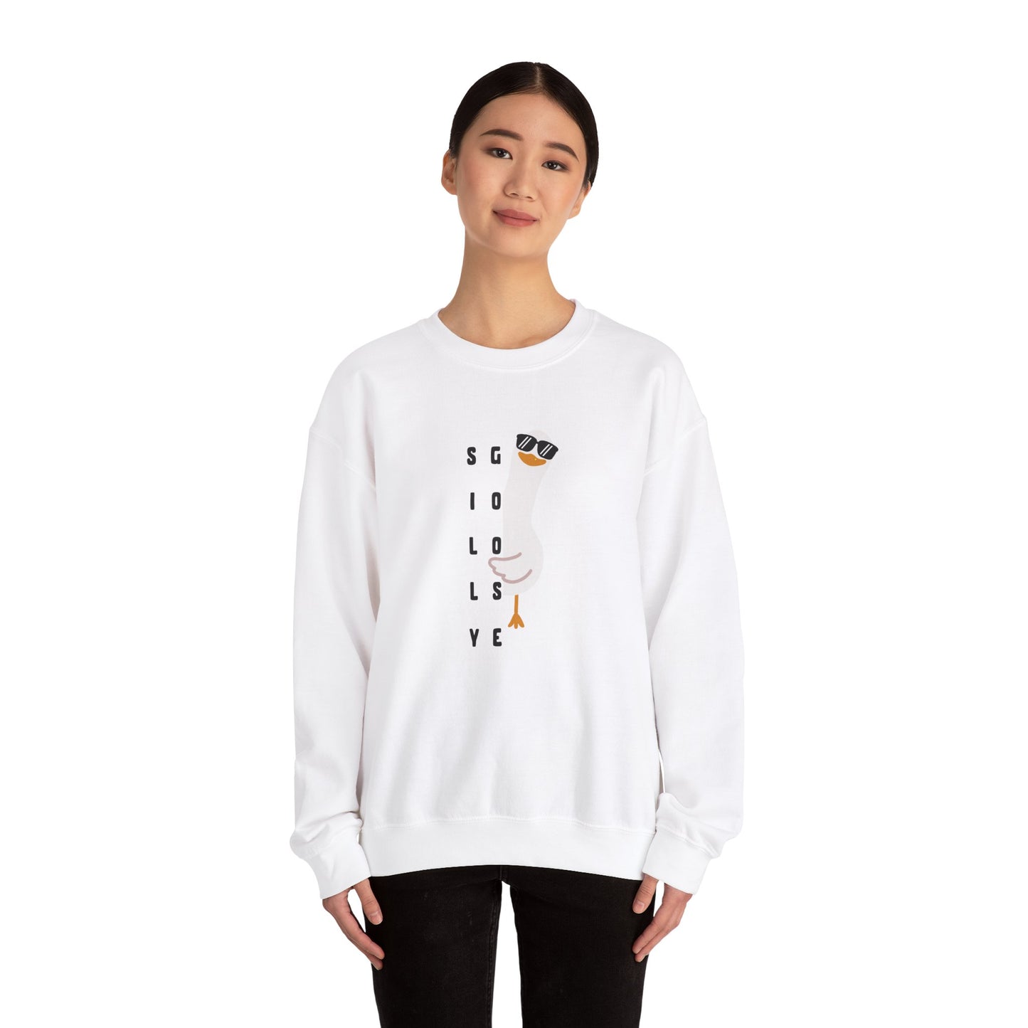 Cool Silly Goose Heavy Blend™ Crewneck Sweatshirt