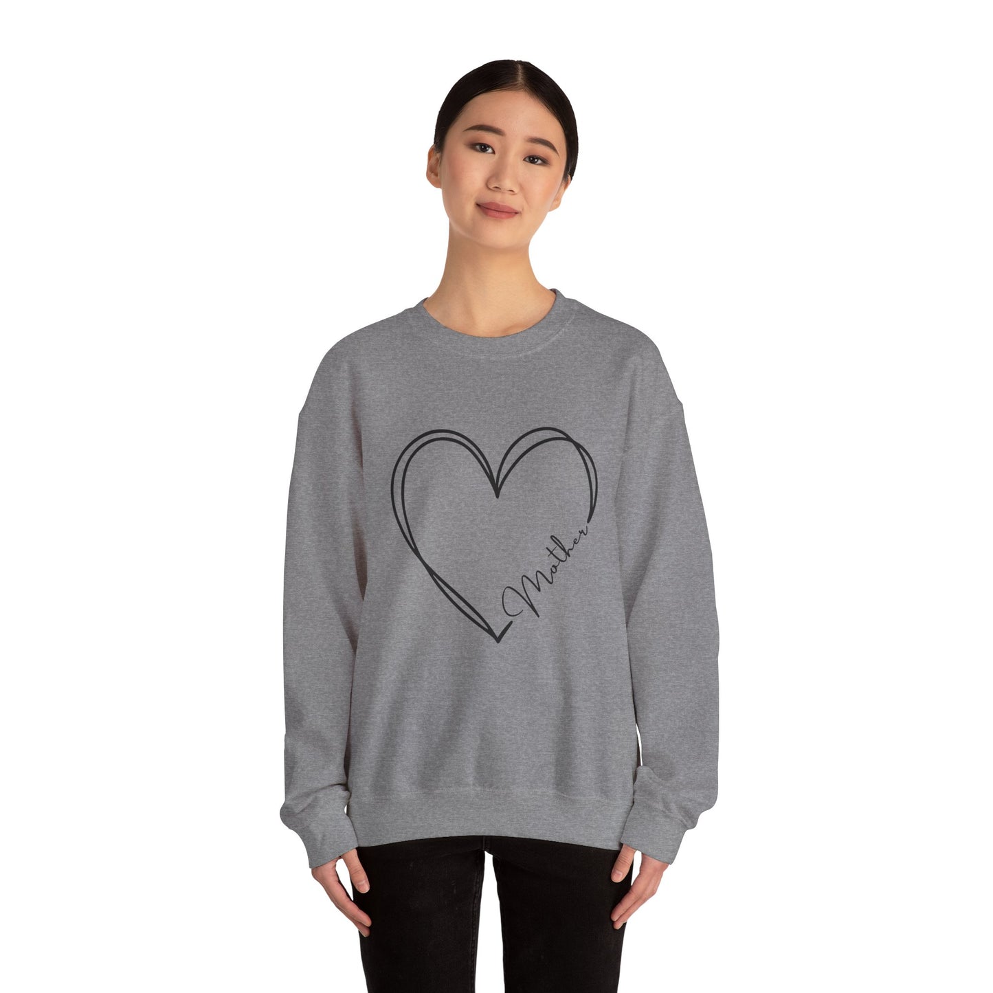 Heart Mother Heavy Blend™ Crewneck Sweatshirt